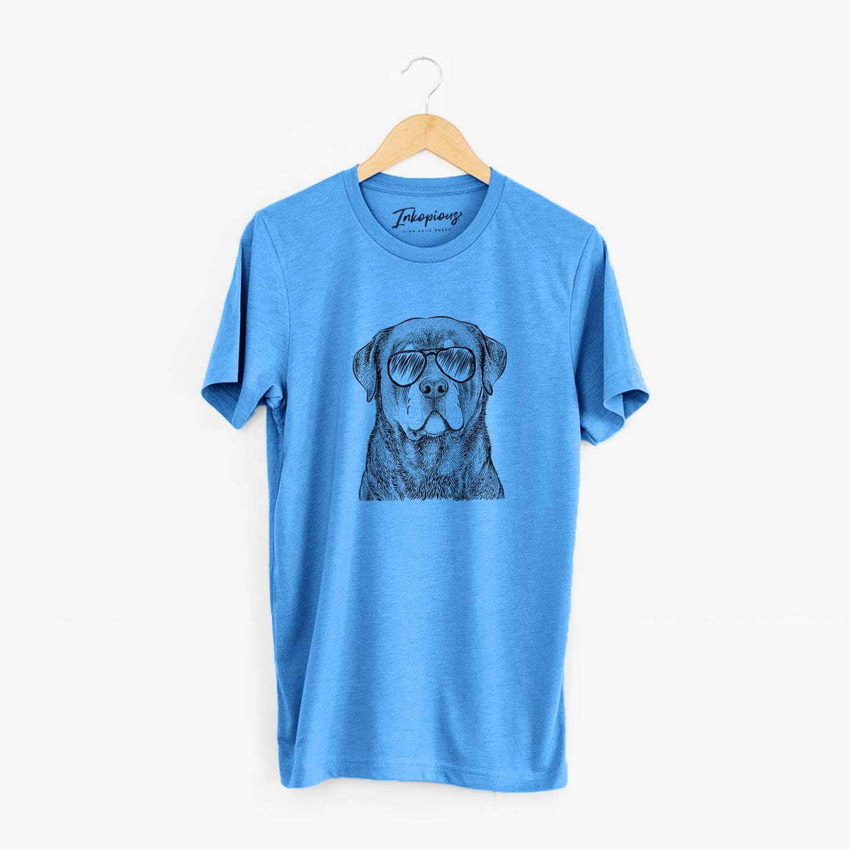 Aviator Sarge the Rottweiler - Unisex Crewneck