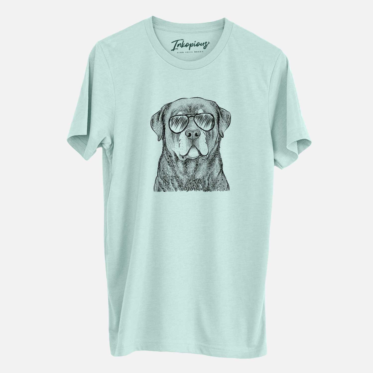 Aviator Sarge the Rottweiler - Unisex Crewneck
