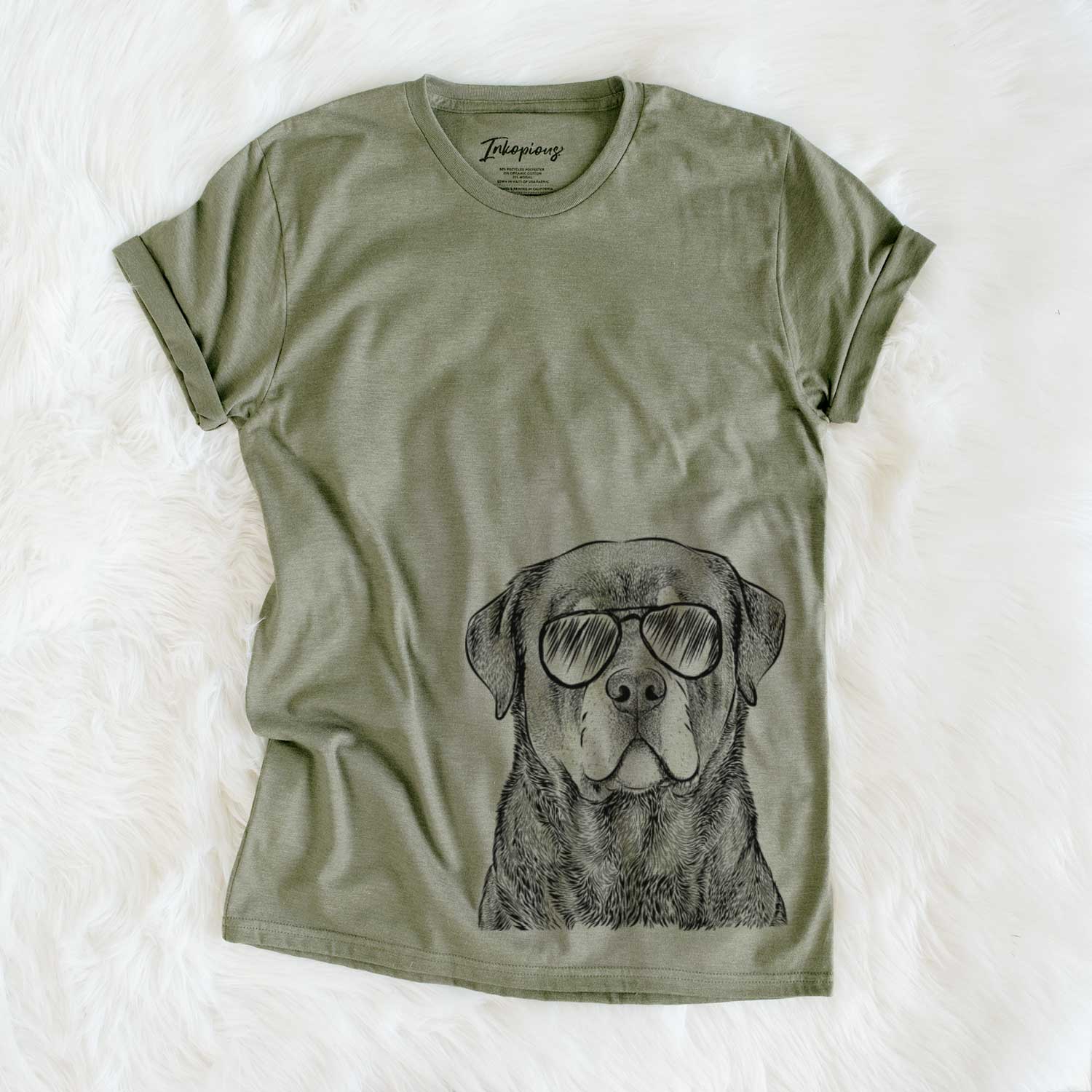 Aviator Sarge the Rottweiler - Unisex Crewneck
