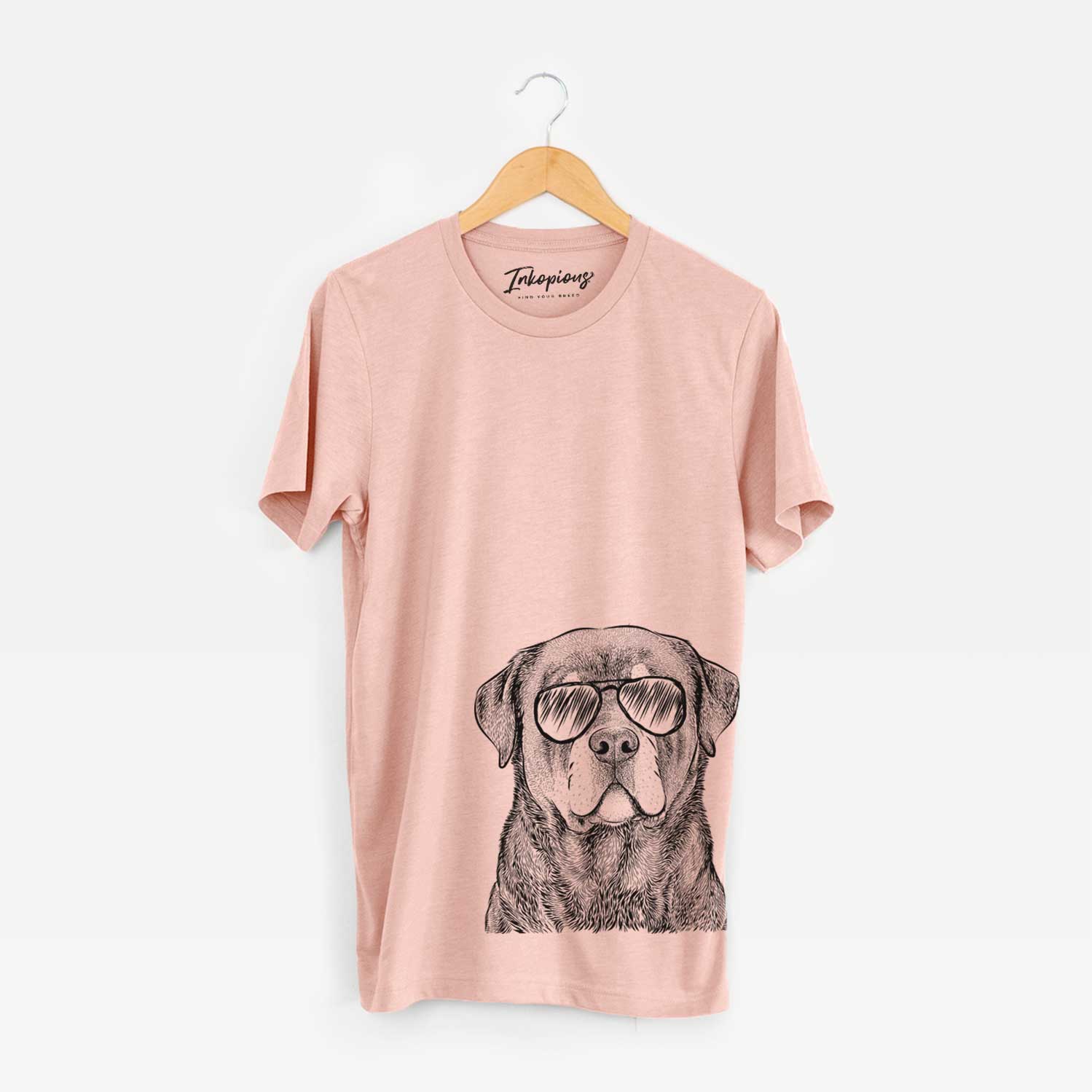 Aviator Sarge the Rottweiler - Unisex Crewneck