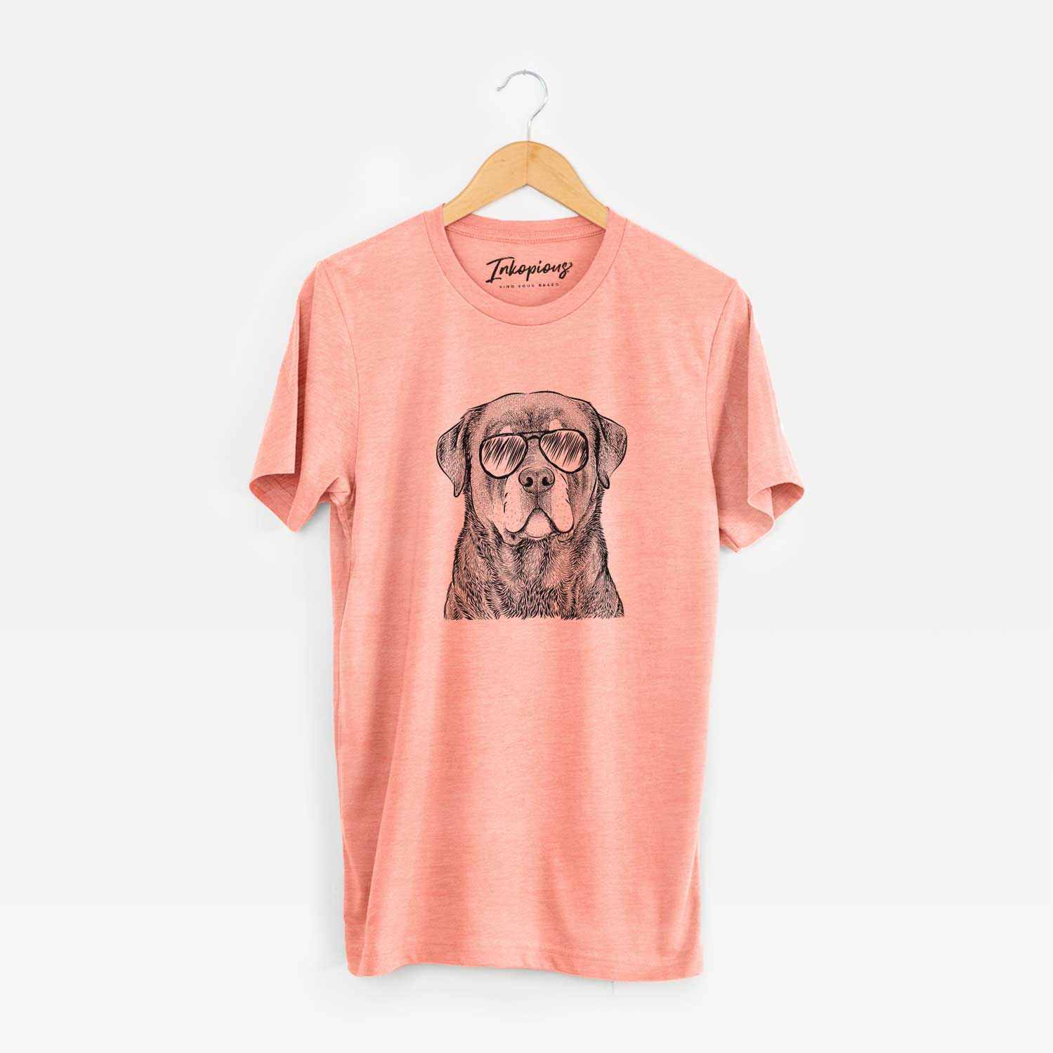 Aviator Sarge the Rottweiler - Unisex Crewneck