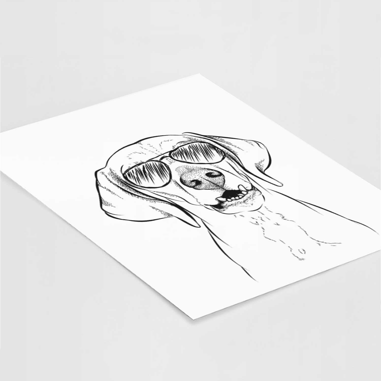 Sarge the Vizsla Art Print