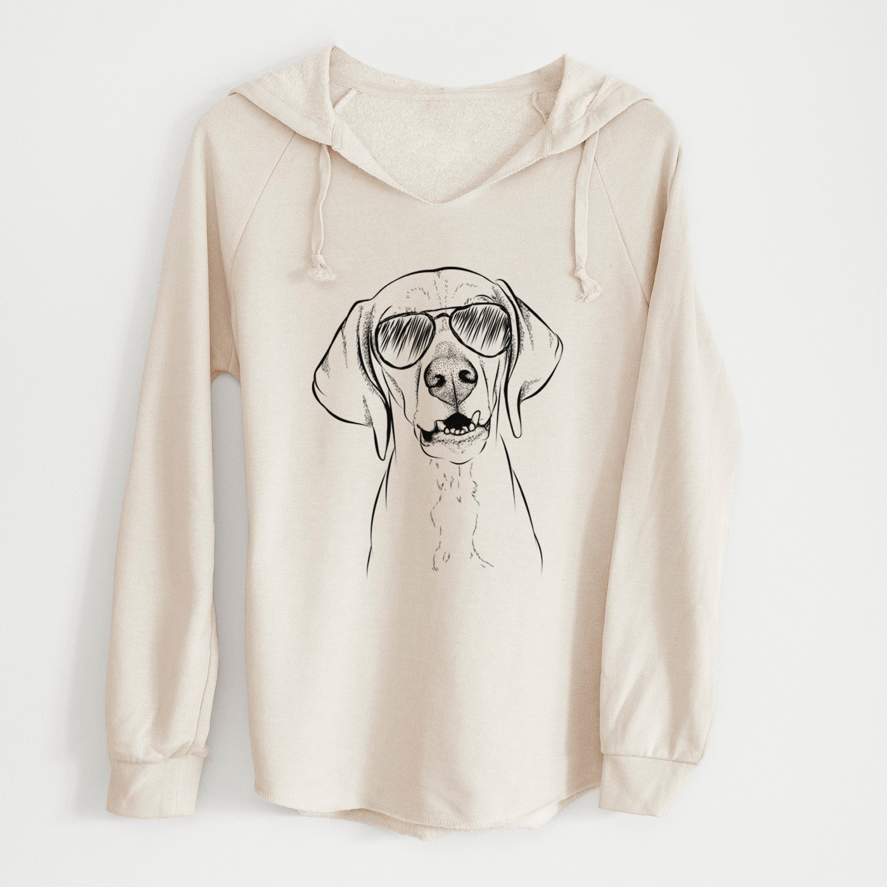 Aviator Sarge the Vizsla - Cali Wave Hooded Sweatshirt