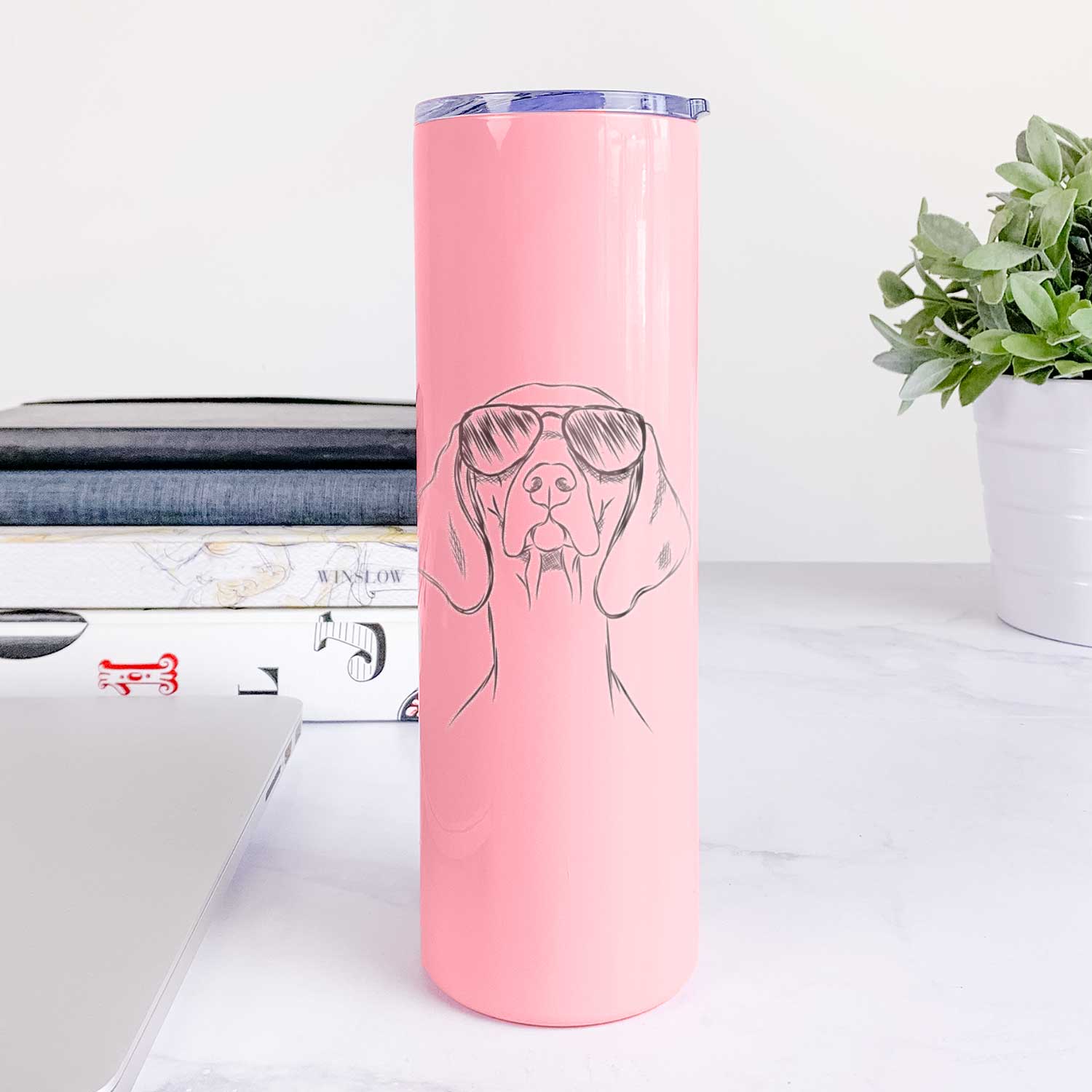 Sawyer the Vizsla - 20oz Skinny Tumbler