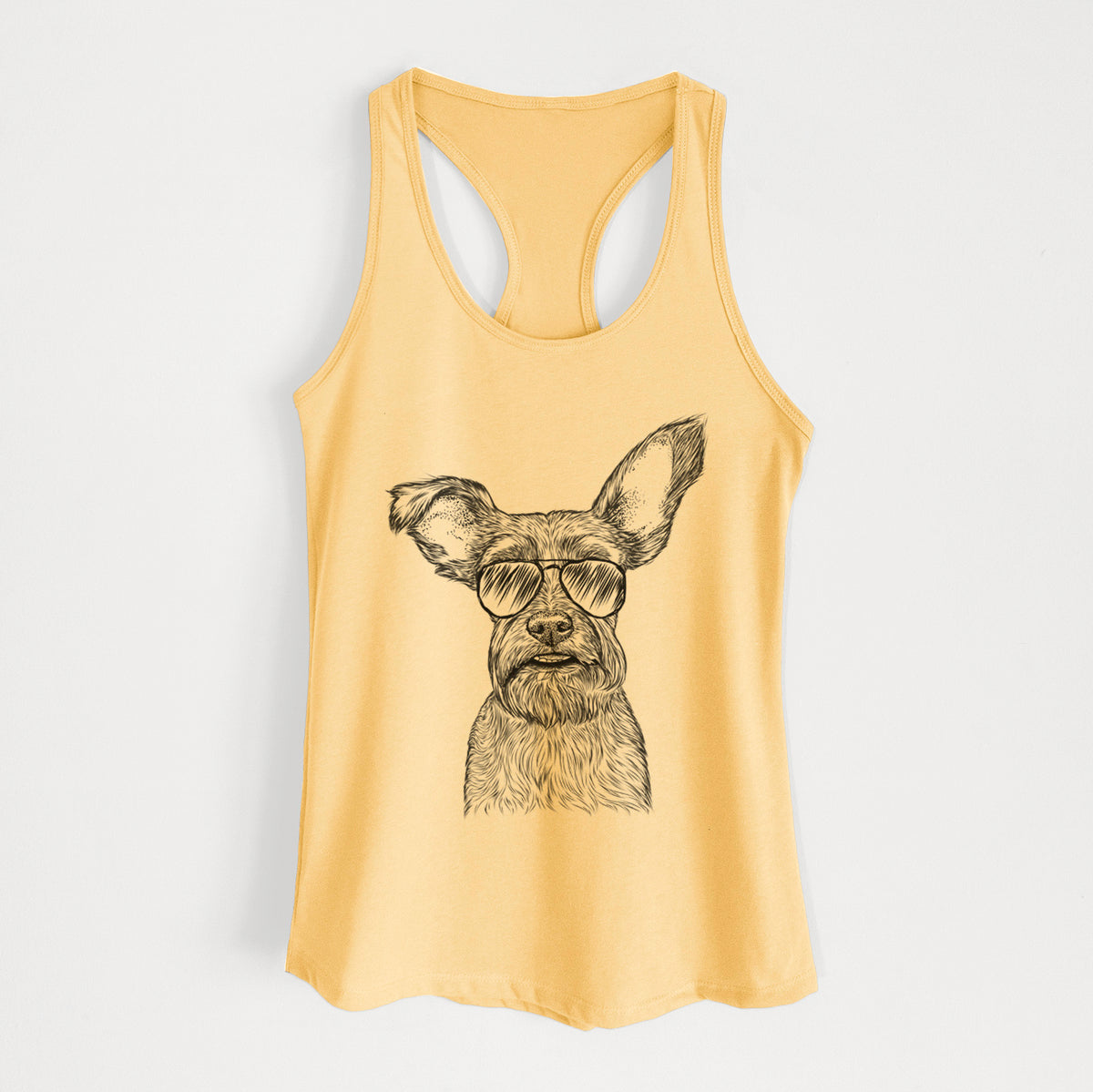Sawyer the Snorkie - Women's Racerback Tanktop