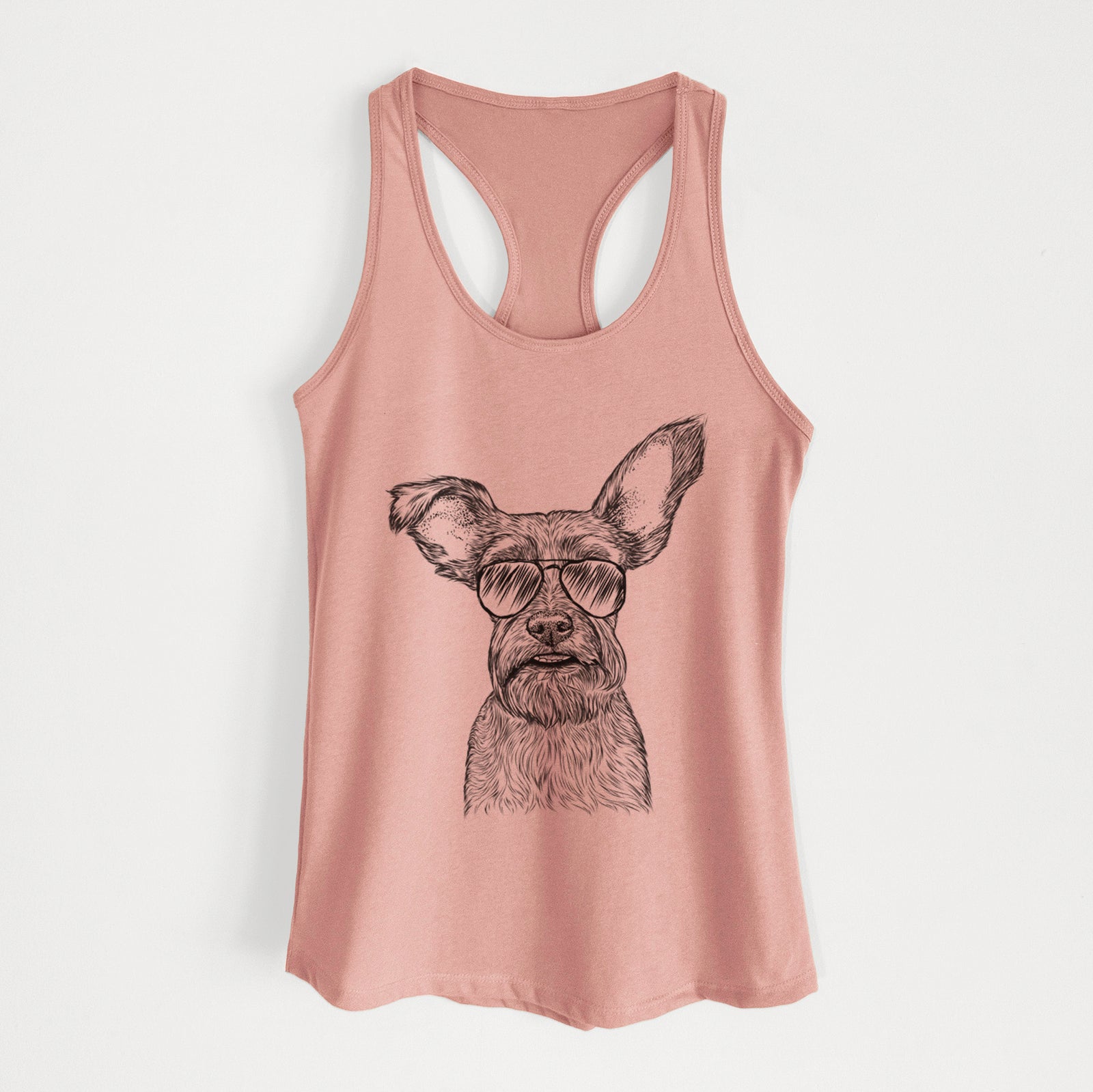 Sawyer the Snorkie - Women's Racerback Tanktop