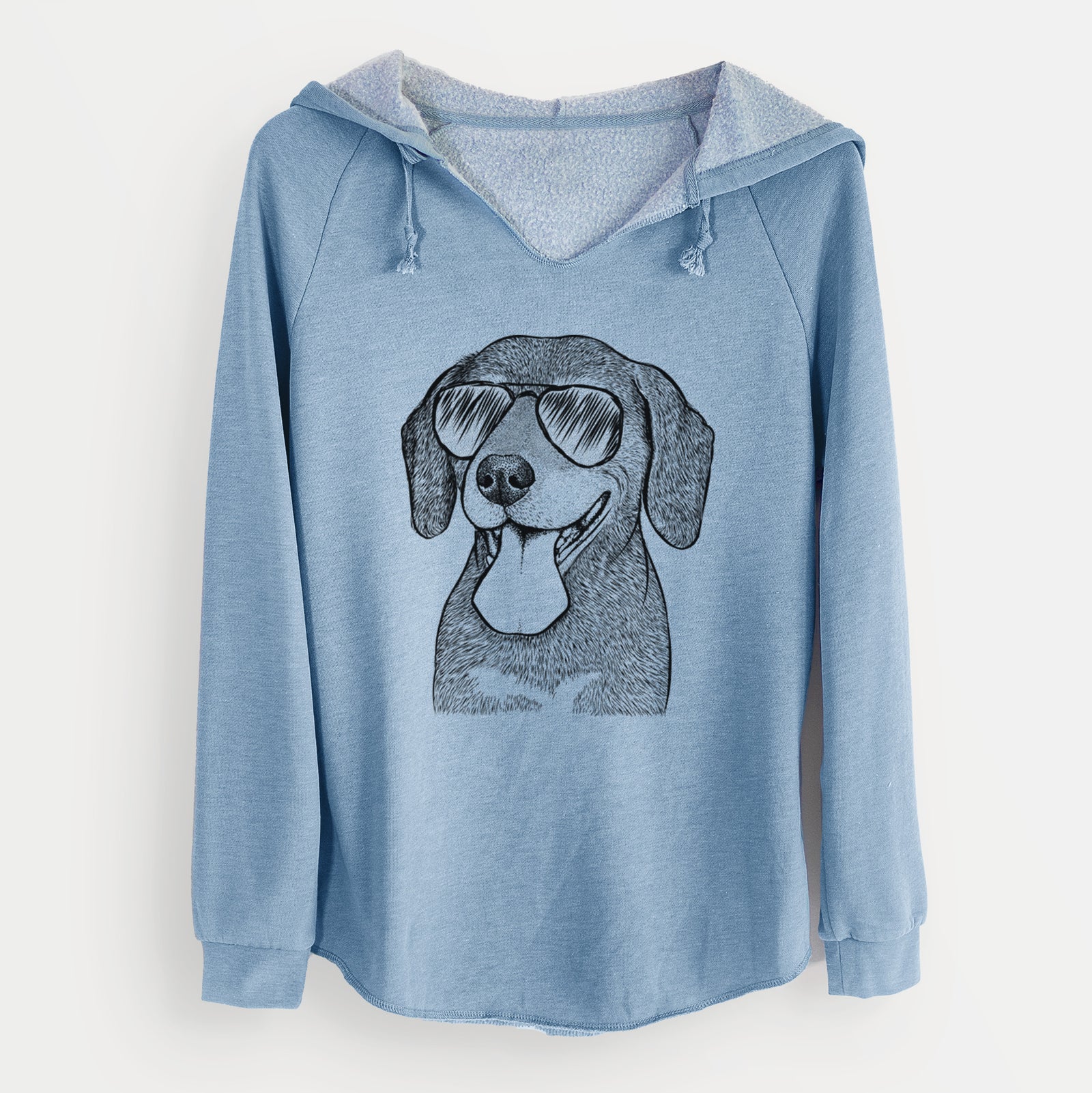 Aviator Scarlett the Beagle - Cali Wave Hooded Sweatshirt