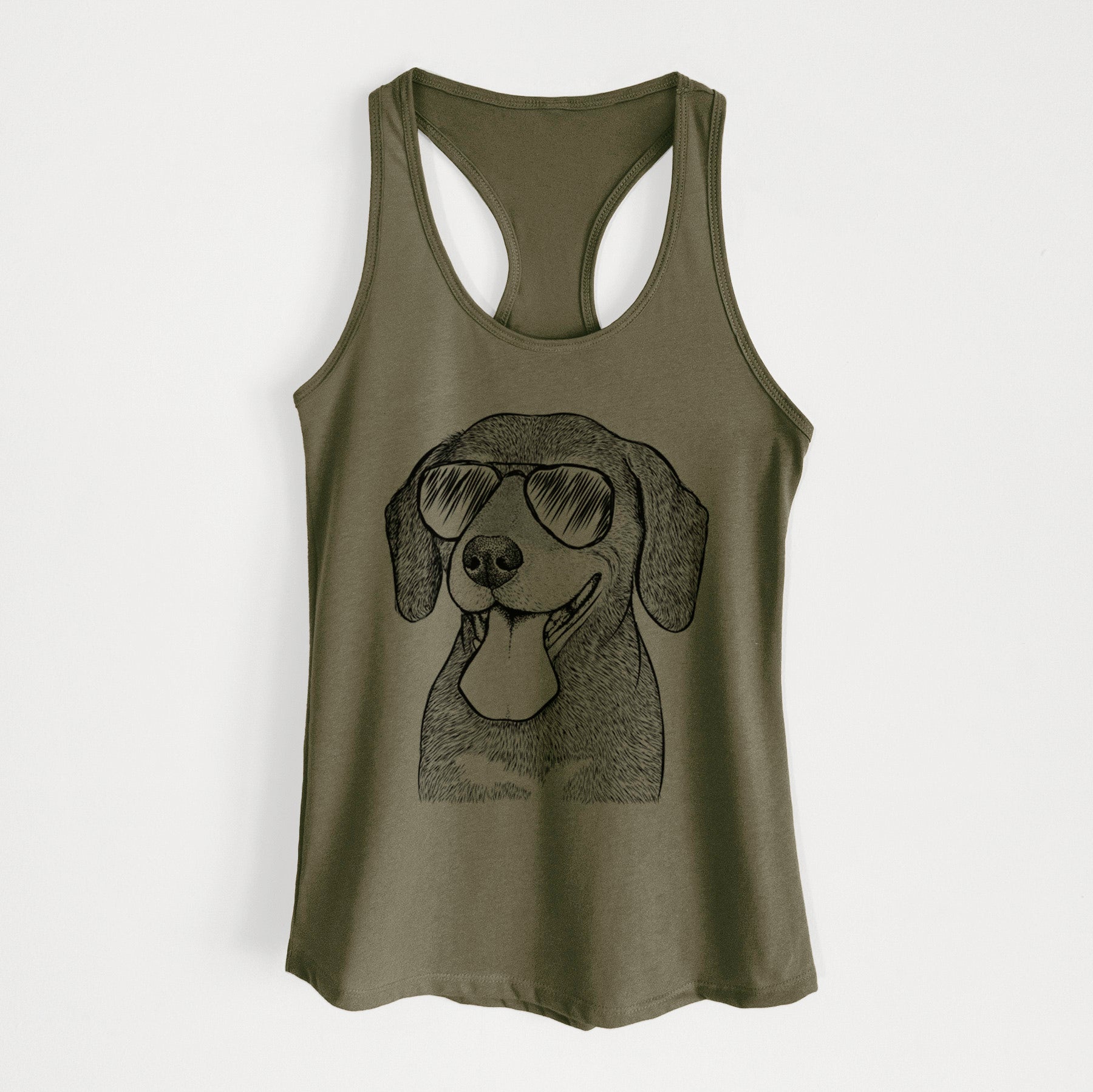 Scarlett the Beagle - Women's Racerback Tanktop