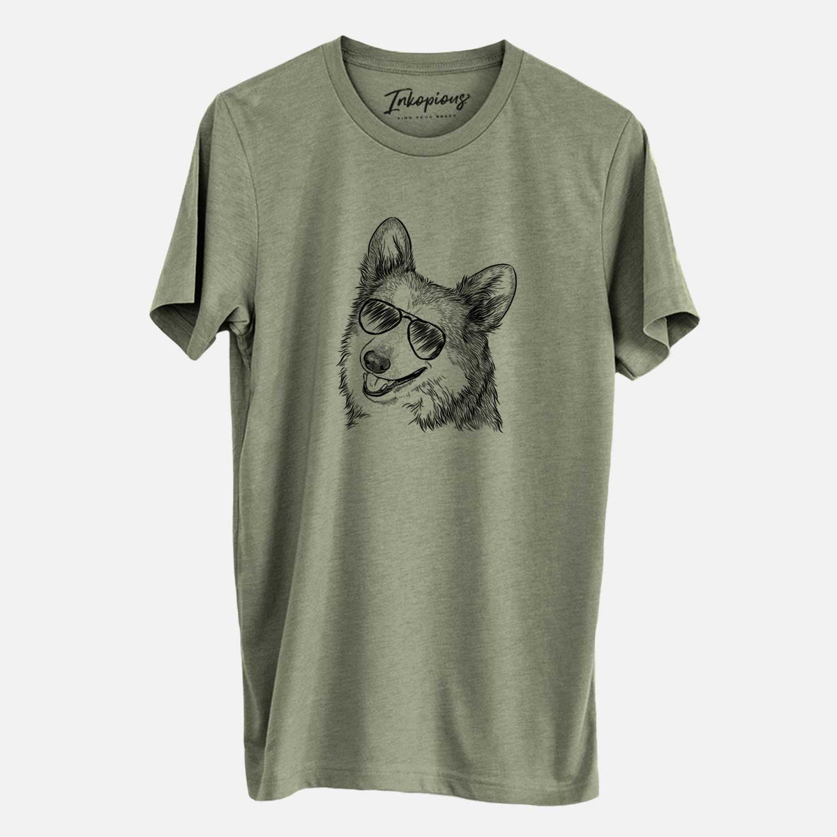 Aviator Scout the Pembroke Welsh Corgi - Unisex Crewneck