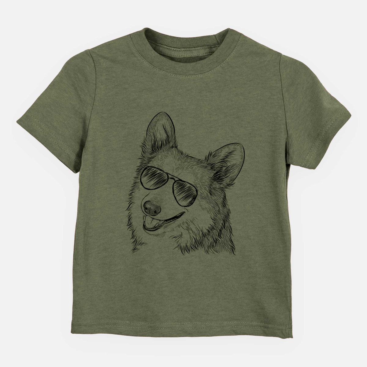 Aviator Scout the Pembroke Welsh Corgi - Kids/Youth/Toddler Shirt