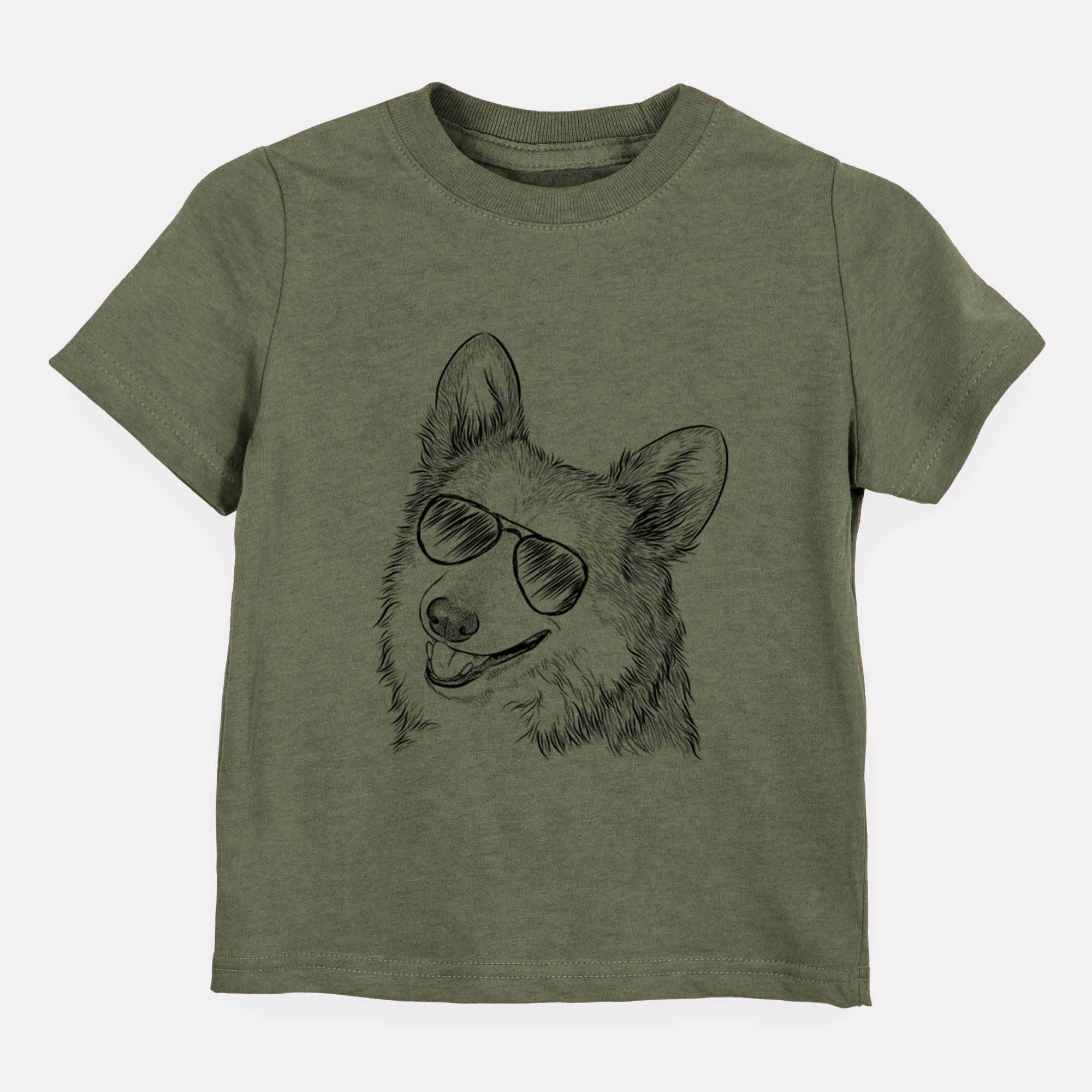 Aviator Scout the Pembroke Welsh Corgi - Kids/Youth/Toddler Shirt
