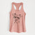 Scraps the American Staffordshire Mix - Women's Racerback Tanktop