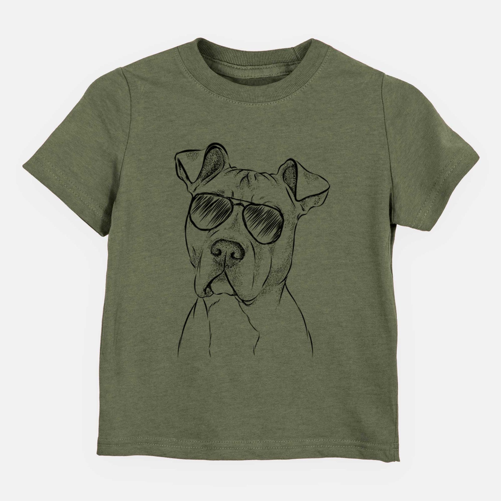Aviator Scraps the American Stafforsdhire Mix - Kids/Youth/Toddler Shirt