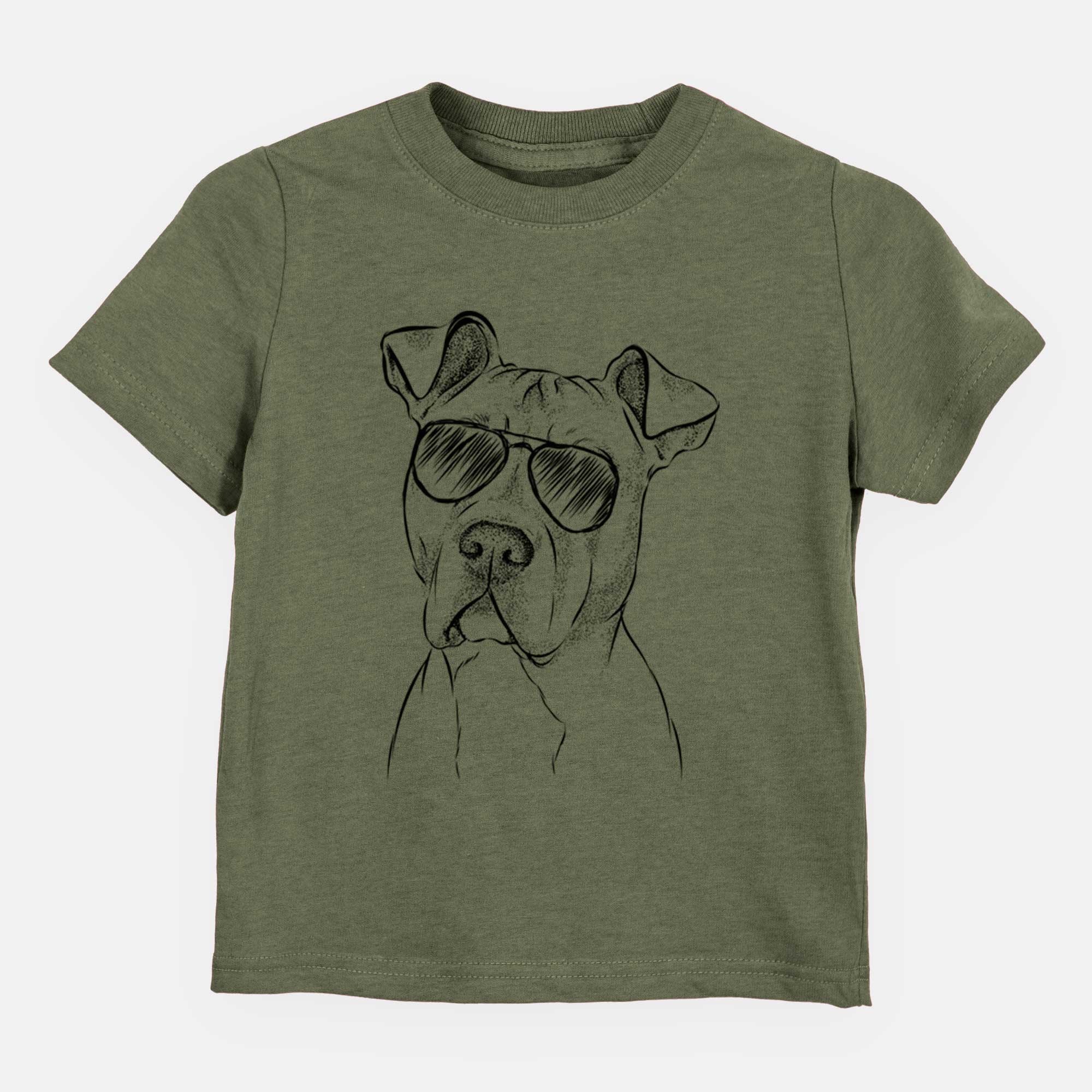 Aviator Scraps the American Stafforsdhire Mix - Kids/Youth/Toddler Shirt