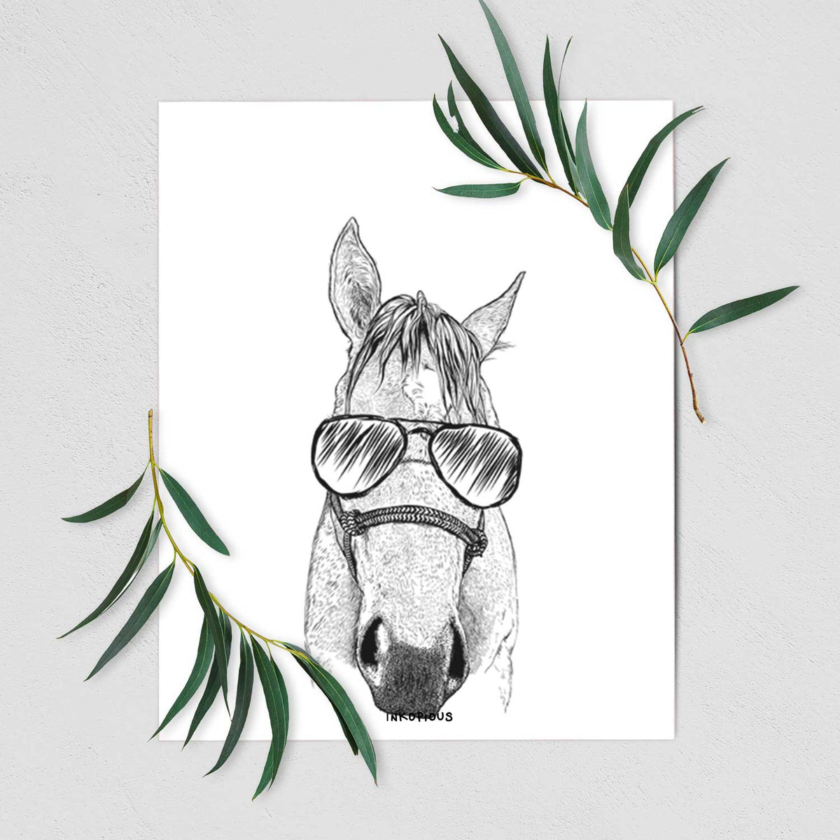 SeaBee the Quarter Horse Art Print