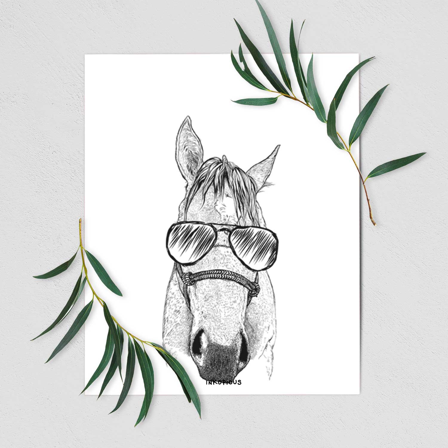 SeaBee the Quarter Horse Art Print