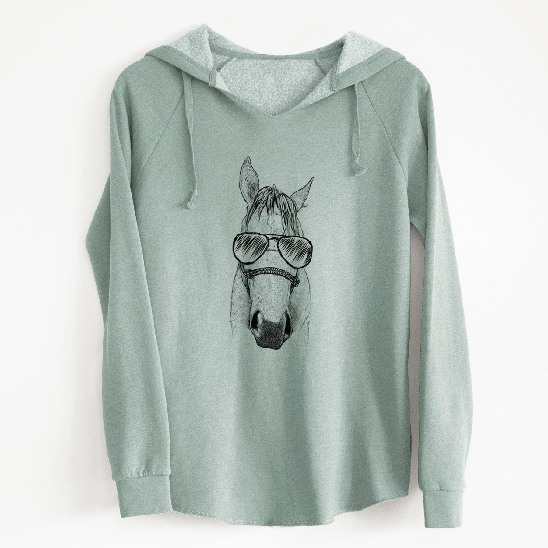 Aviator SeaBee the Quarter Horse - Cali Wave Hooded Sweatshirt