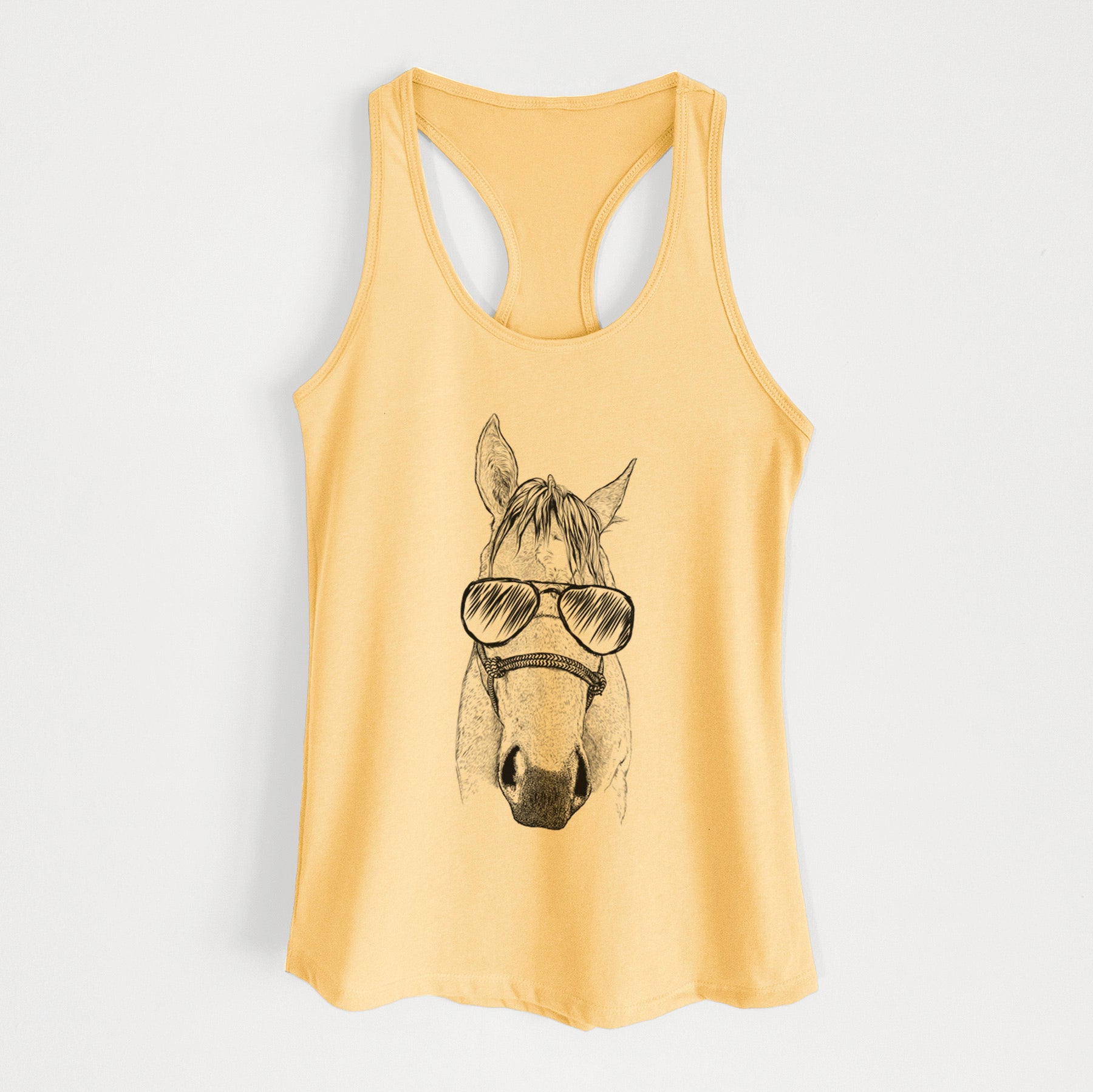 SeaBee the Quarter Horse - Women's Racerback Tanktop