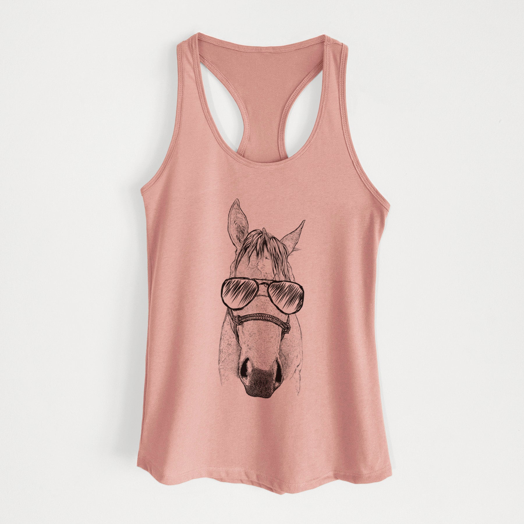 SeaBee the Quarter Horse - Women's Racerback Tanktop