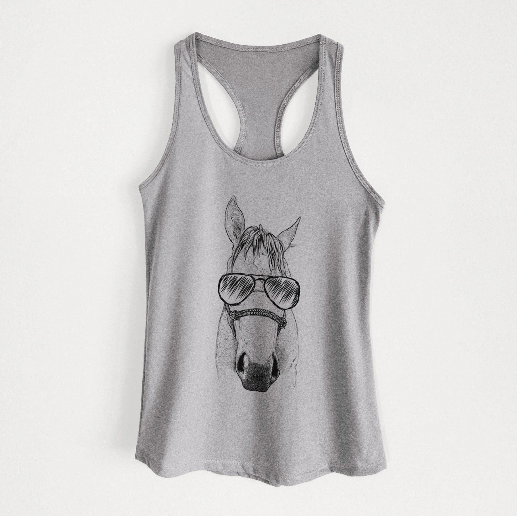 SeaBee the Quarter Horse - Women's Racerback Tanktop