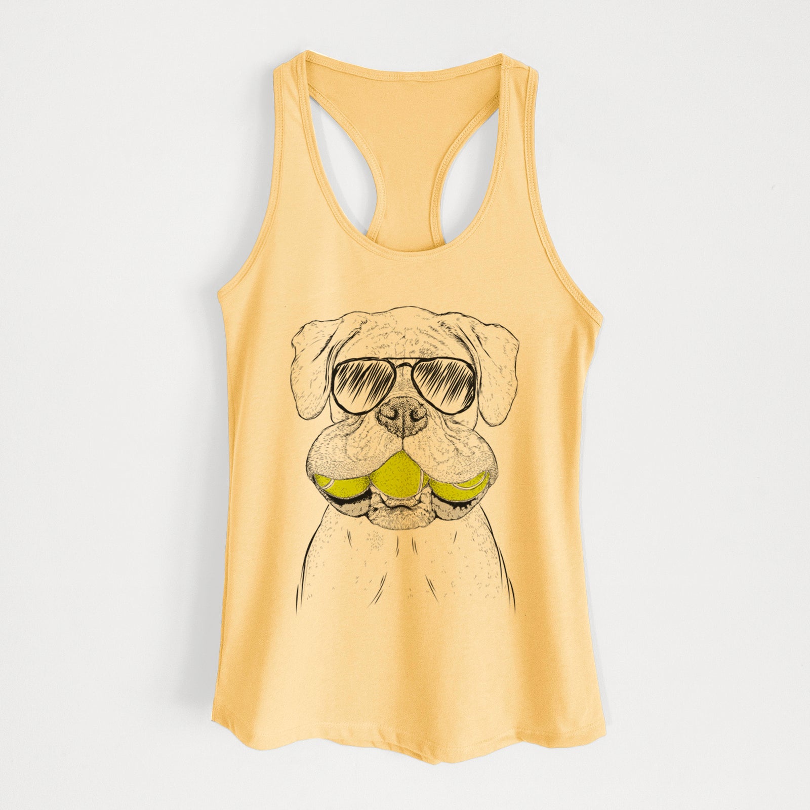 Seamus the Boxer - Women's Racerback Tanktop