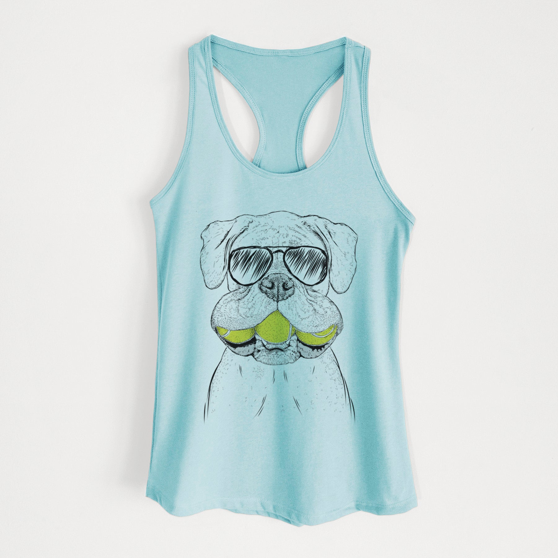 Seamus the Boxer - Women's Racerback Tanktop