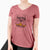 Aviator Seamus the Boxer - Women's V-neck Shirt