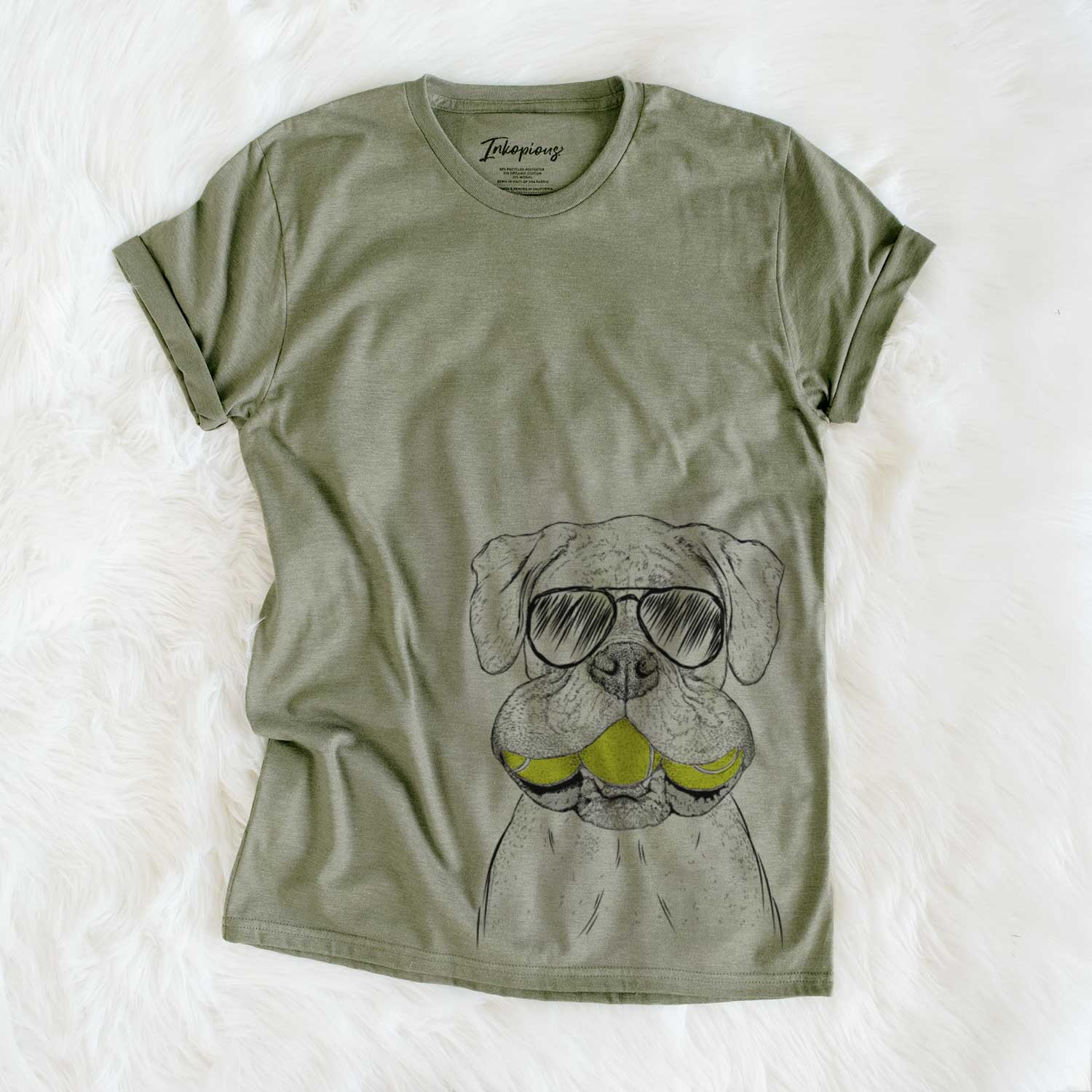 Aviator Seamus the Boxer - Unisex Crewneck