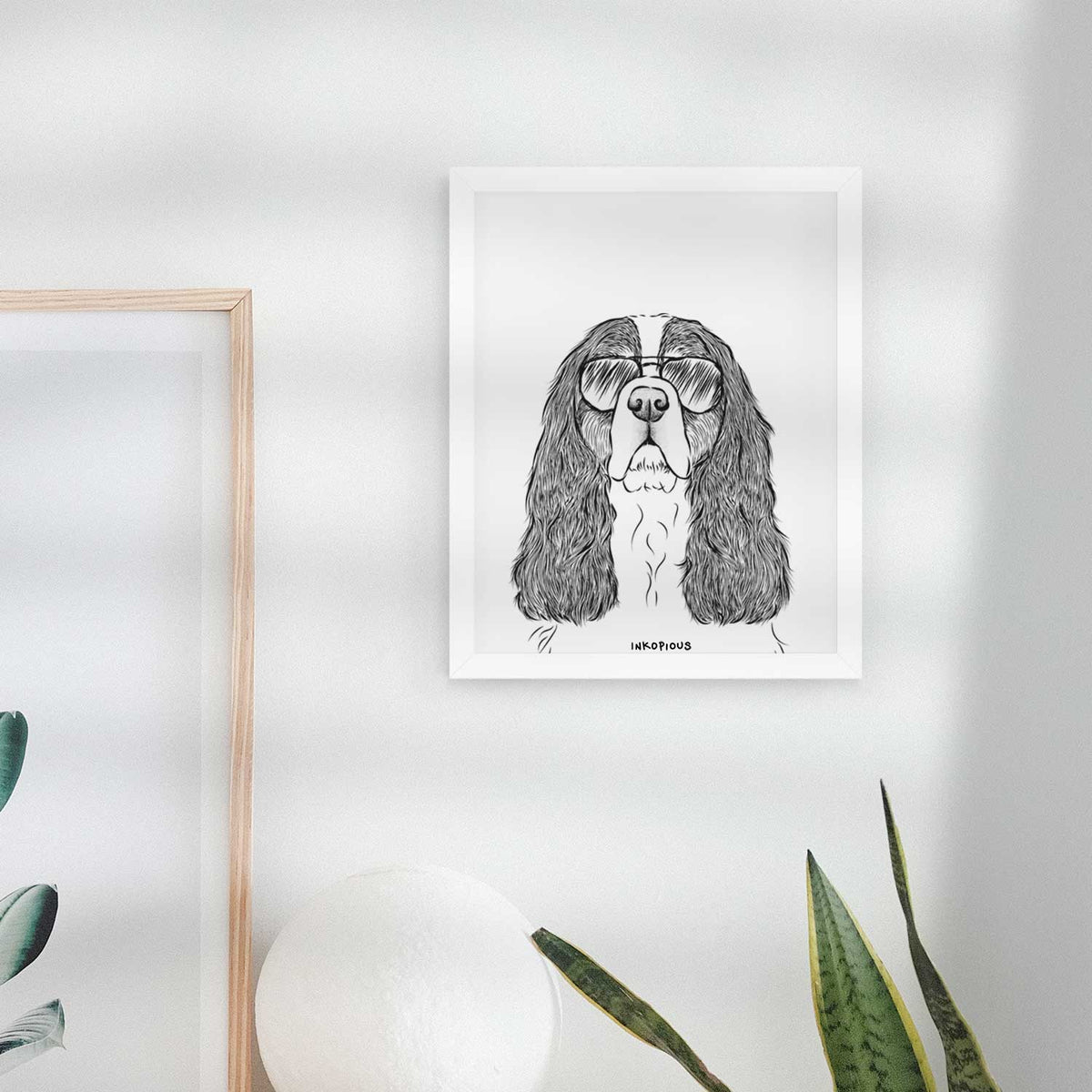 Sebastian the Cavalier King Charles Spaniel Art Print
