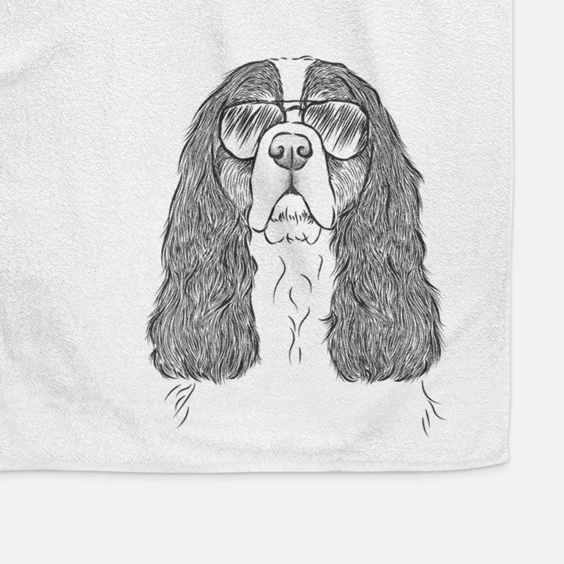 Sebastian the Cavalier King Charles Spaniel Decorative Hand Towel