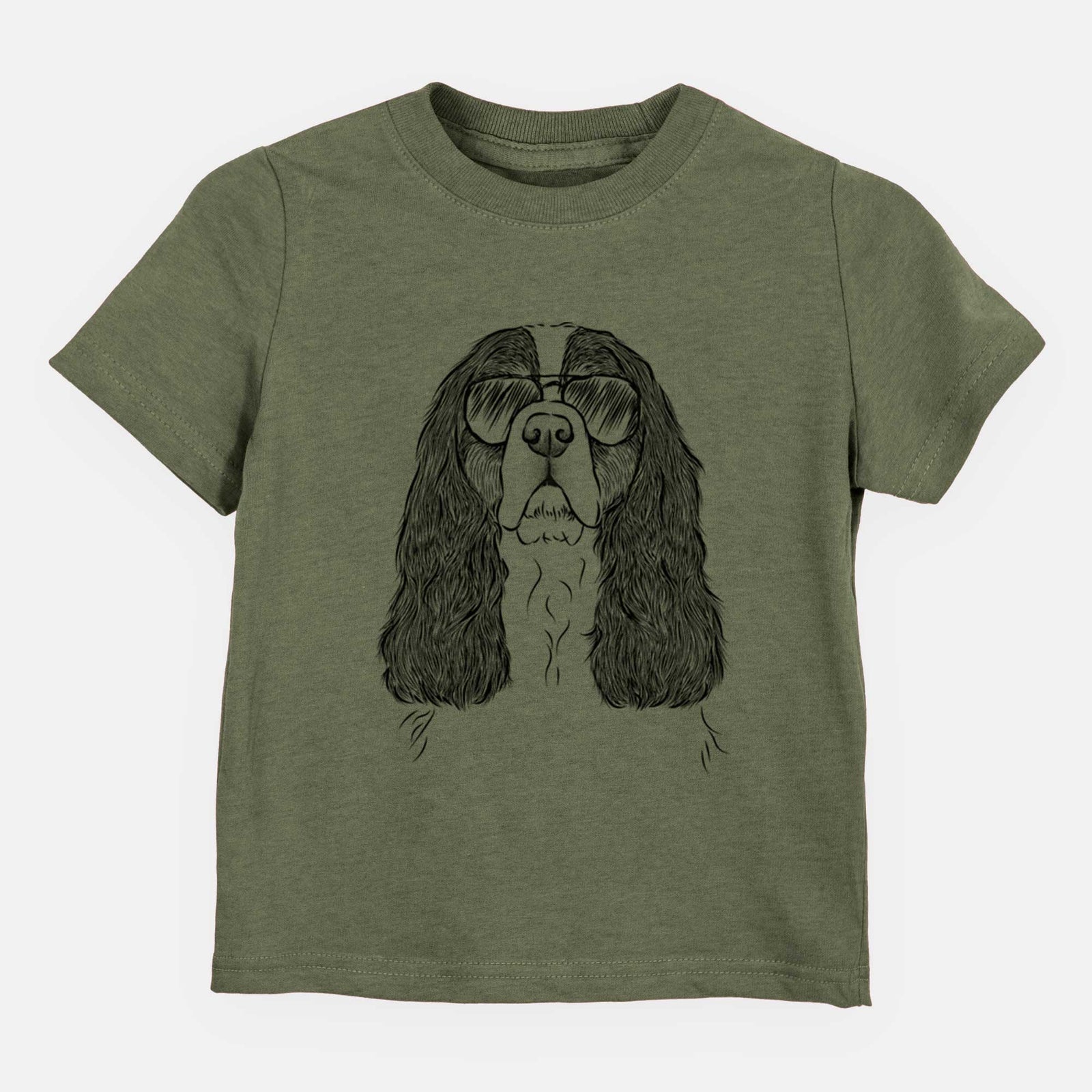 Aviator Sebastian the Cavalier King Charles Spaniel - Kids/Youth/Toddler Shirt