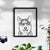 Sesi the Siberian Husky Art Print