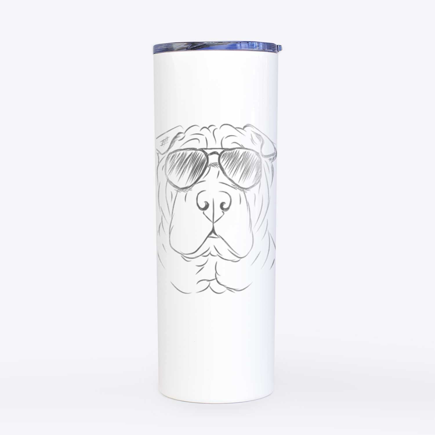 Sharpy the Shar Pei - 20oz Skinny Tumbler