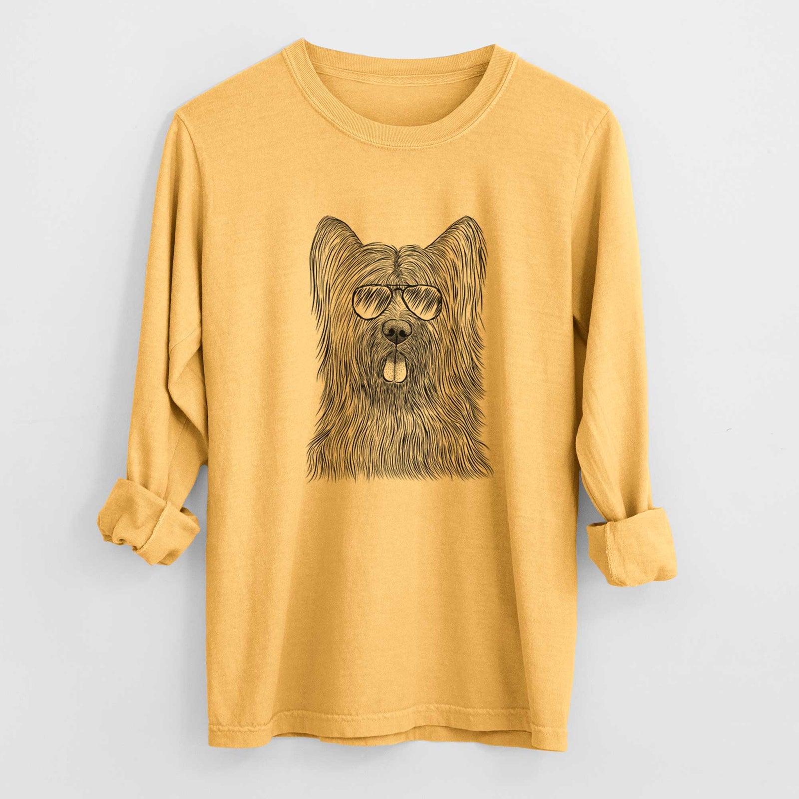 Aviators Shay the Briard - Heavyweight 100% Cotton Long Sleeve