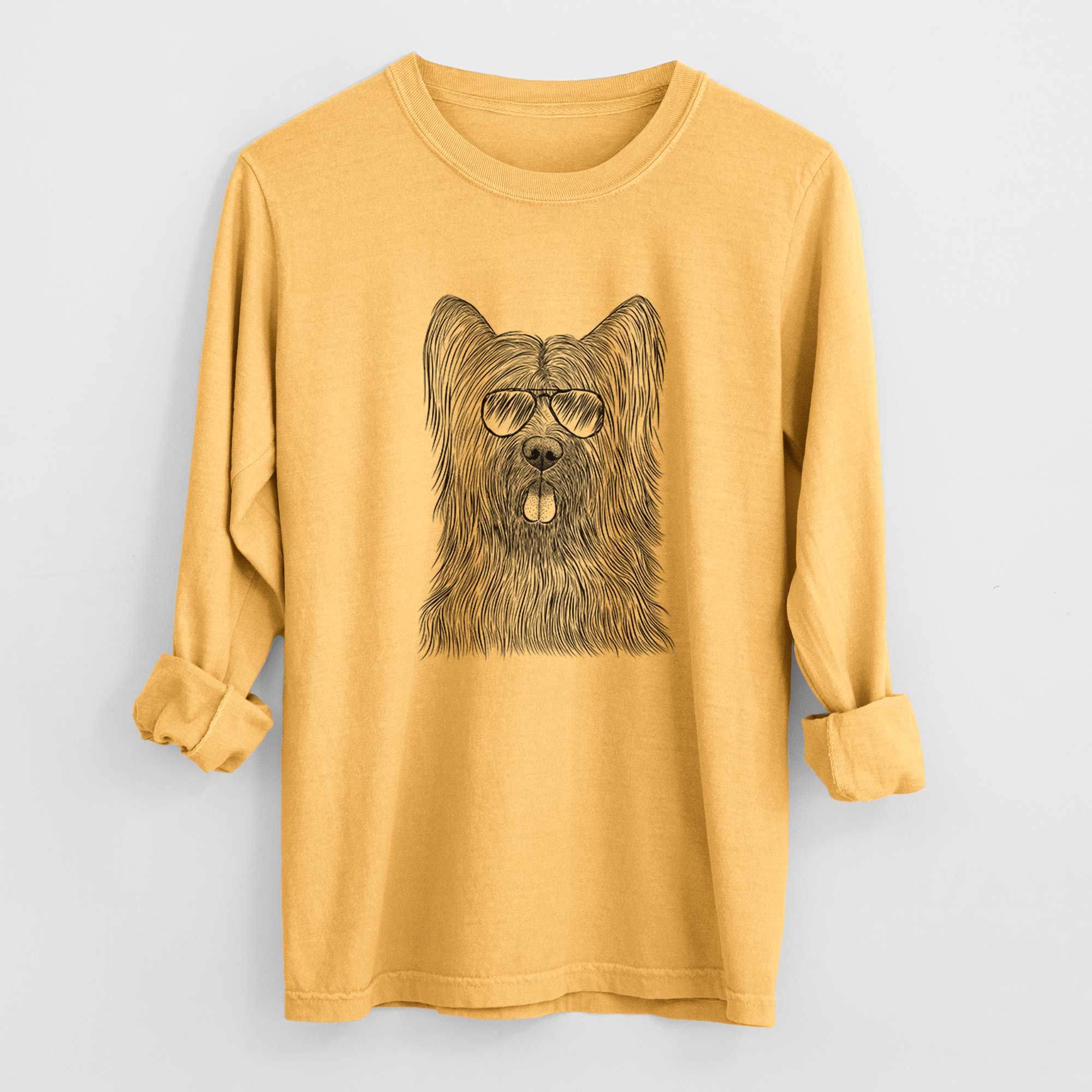 Aviators Shay the Briard - Heavyweight 100% Cotton Long Sleeve