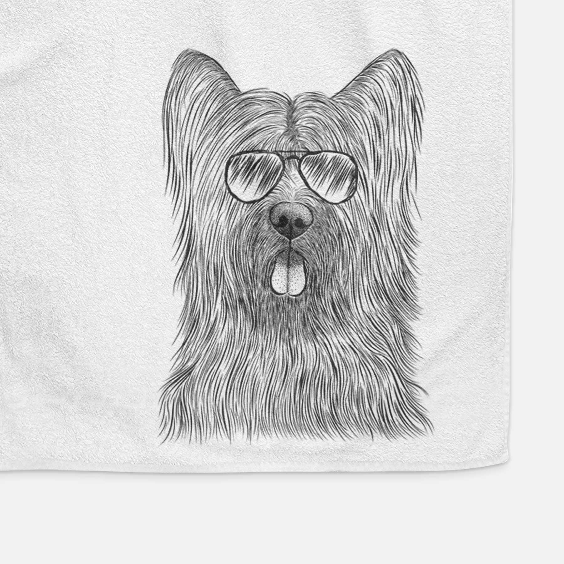 Shay the Briard Decorative Hand Towel