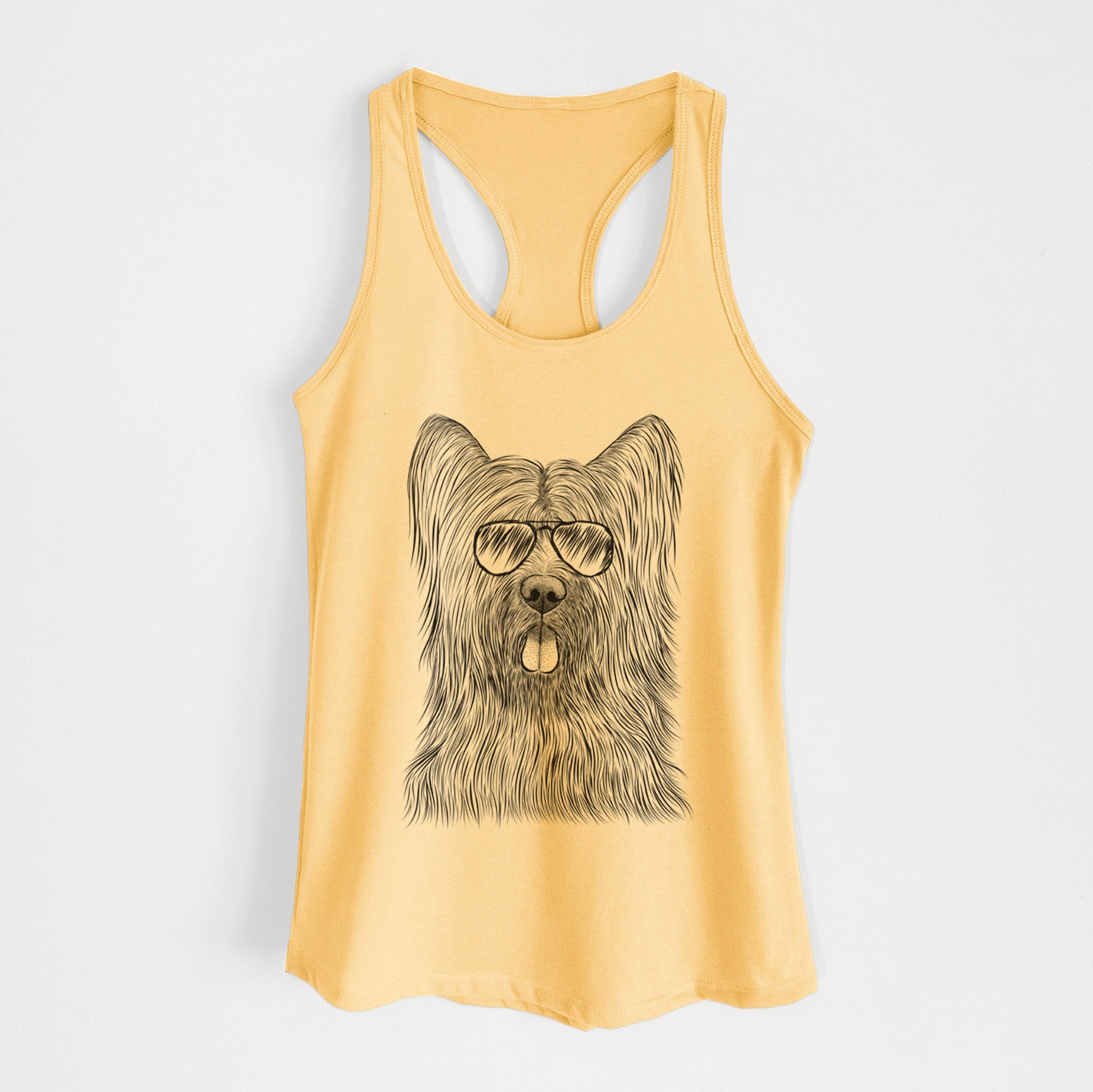 Shay the Briard - Women's Racerback Tanktop