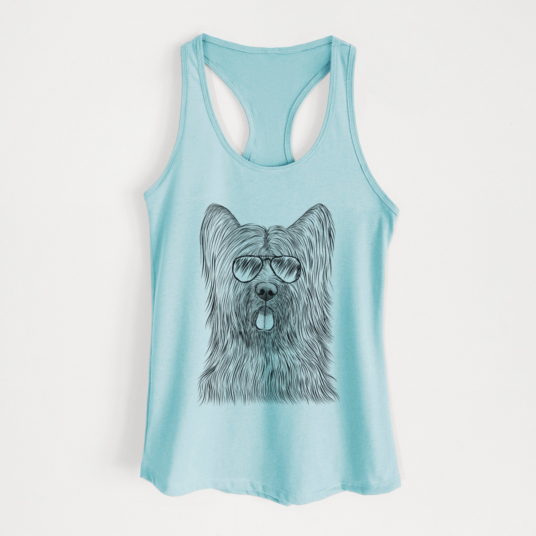 Shay the Briard - Women's Racerback Tanktop