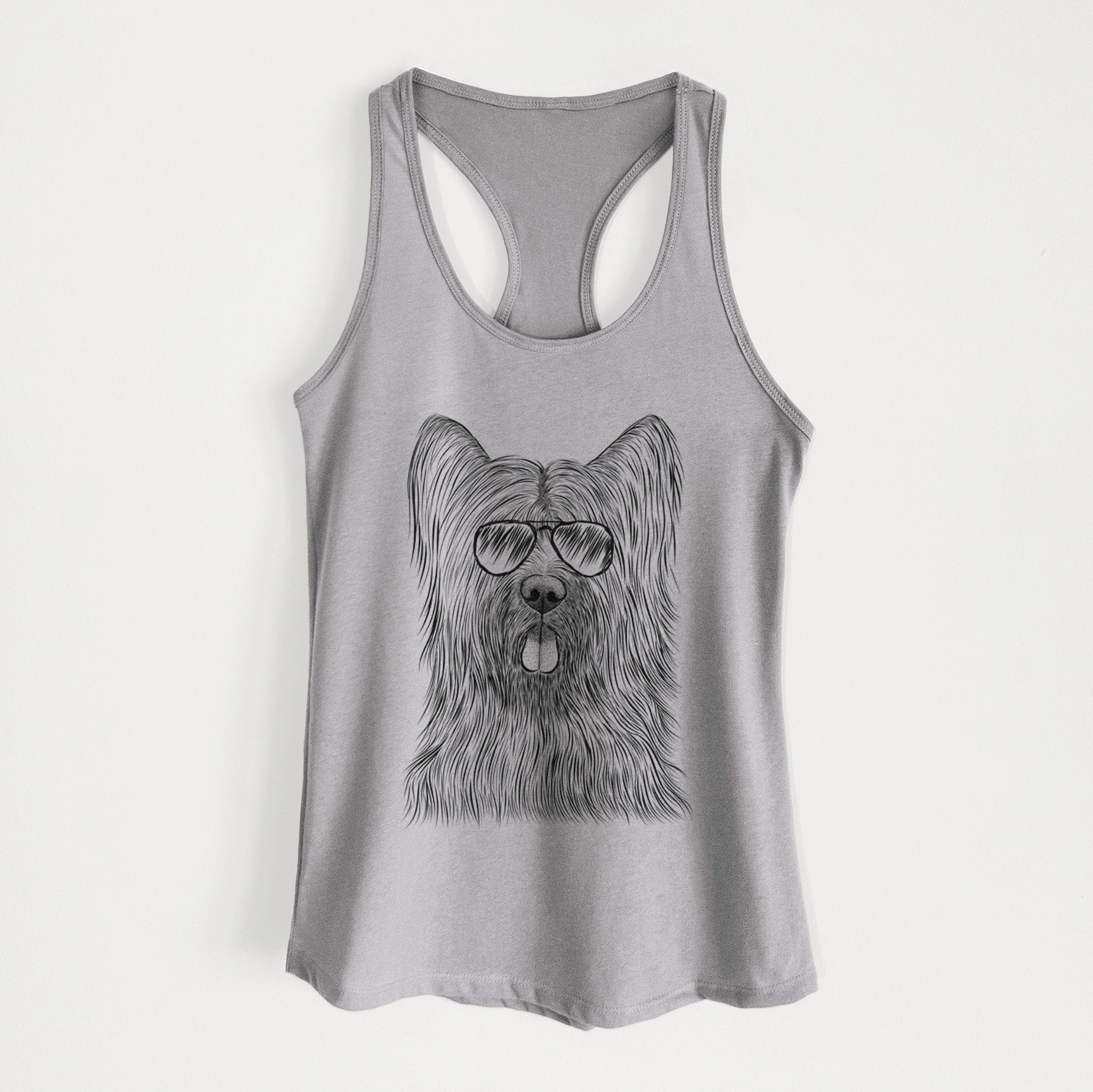 Shay the Briard - Women's Racerback Tanktop