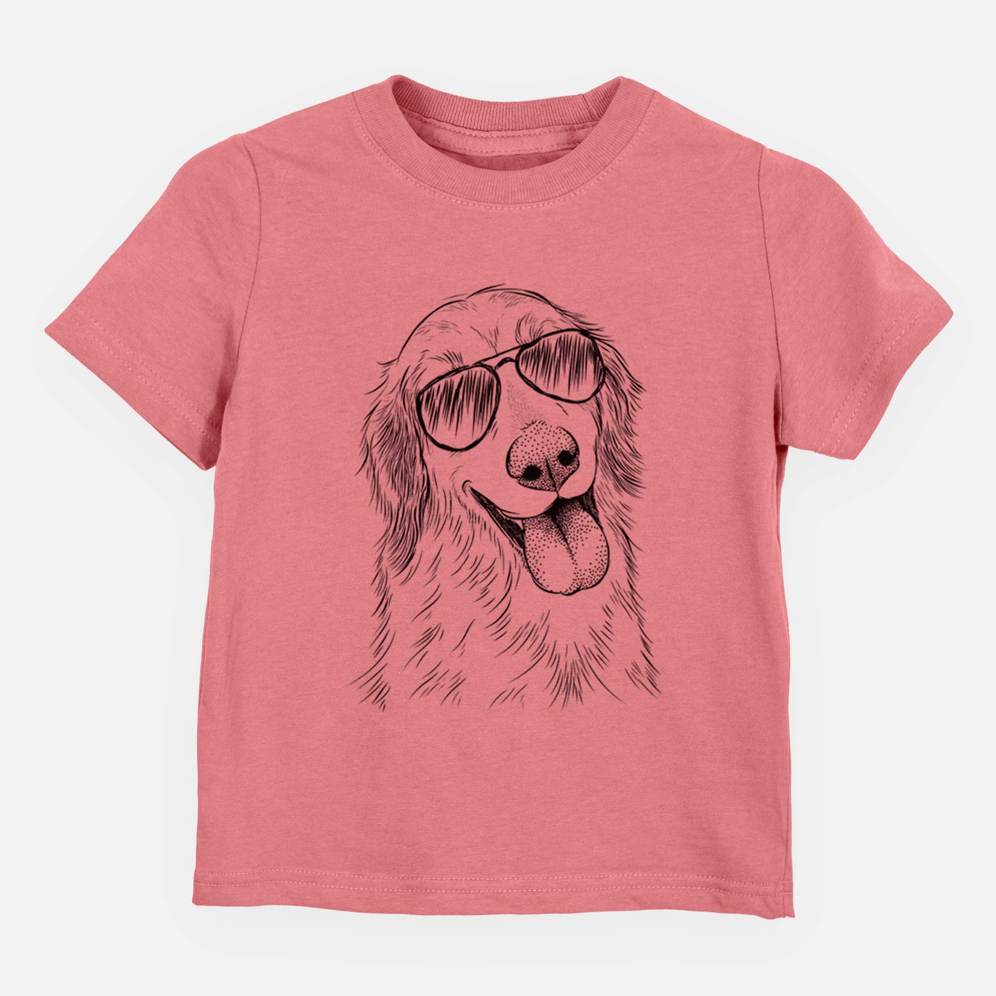 Aviator Shelby the Golden Retriever - Kids/Youth/Toddler Shirt