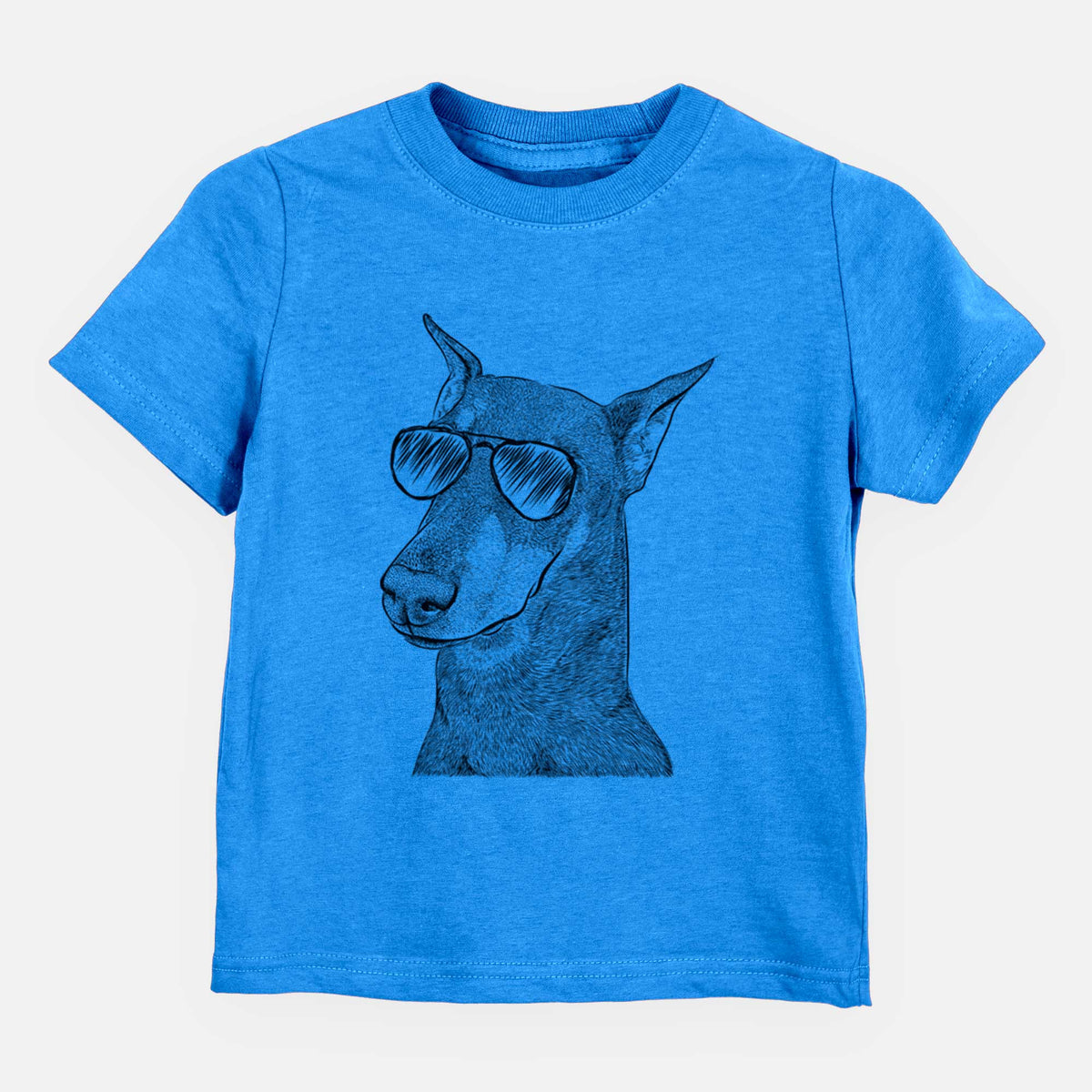 Aviator Shelby the Doberman Pinscher - Kids/Youth/Toddler Shirt
