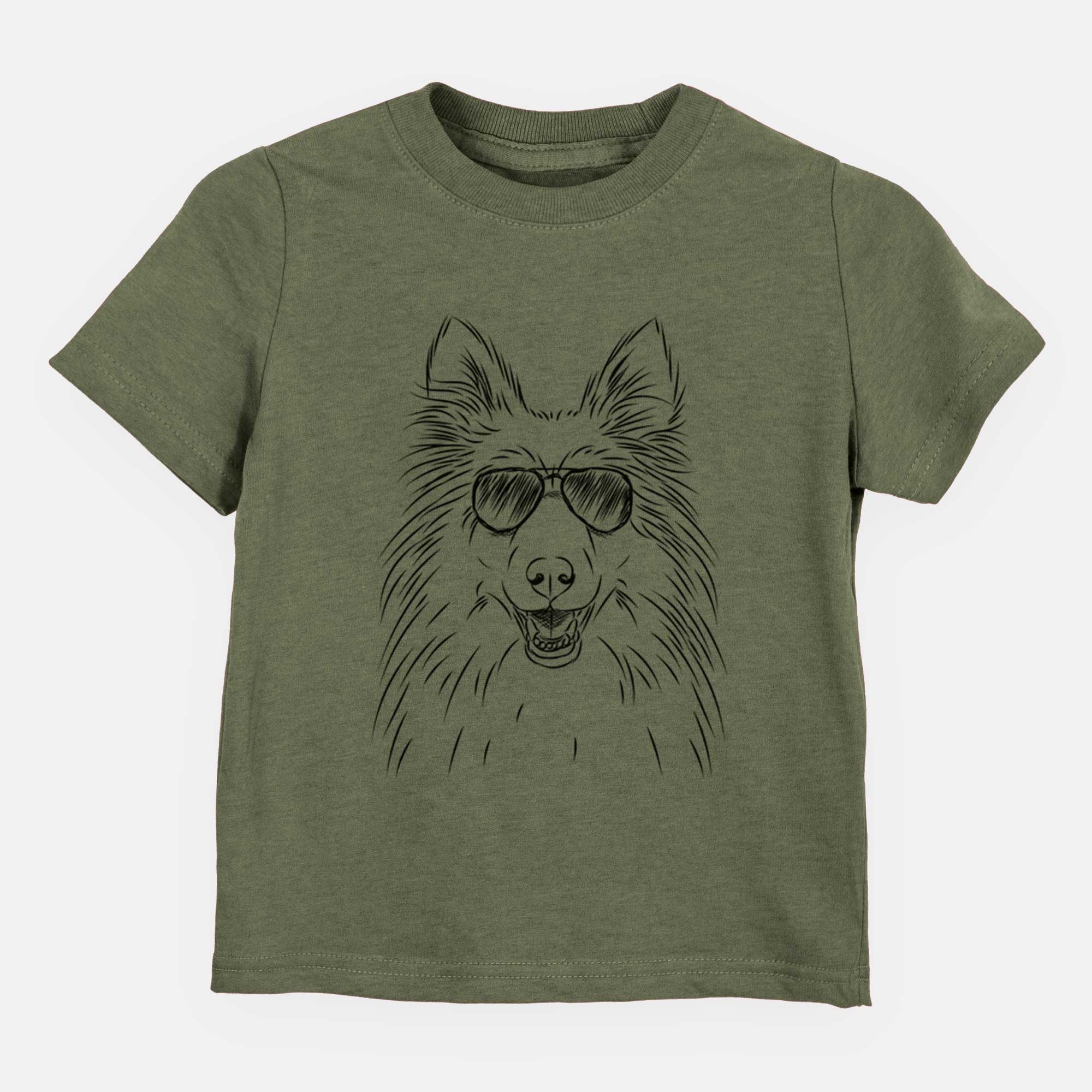 Aviator Sheldon the Shetland Sheepdog - Kids/Youth/Toddler Shirt