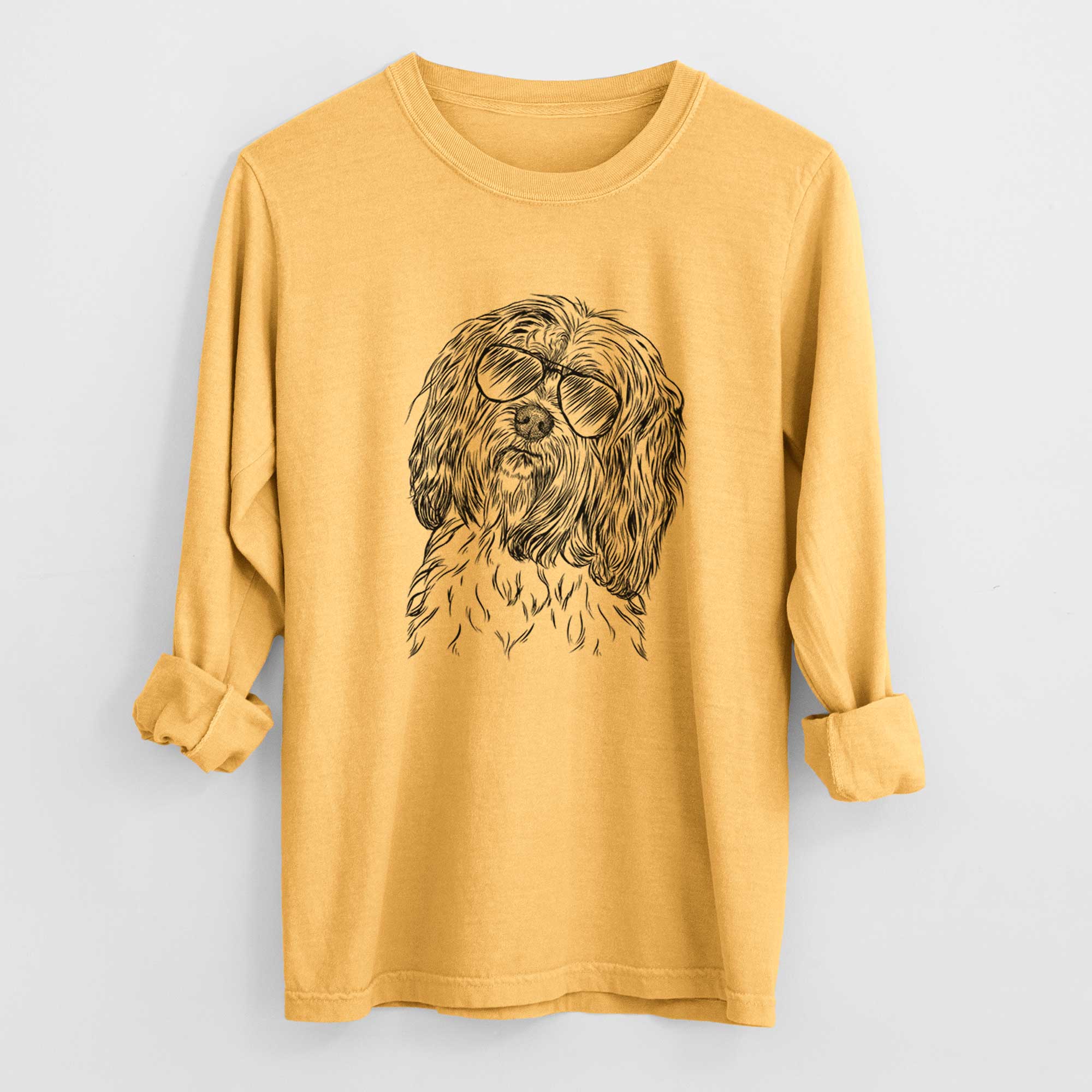 Aviators Shenpa the Tibetan Terrier - Heavyweight 100% Cotton Long Sleeve