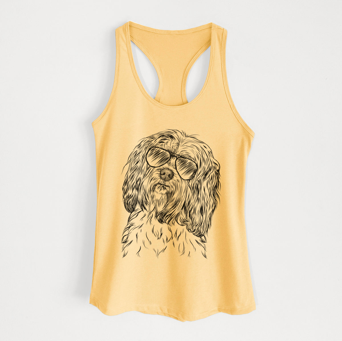 Shenpa the Tibetan Terrier - Women's Racerback Tanktop