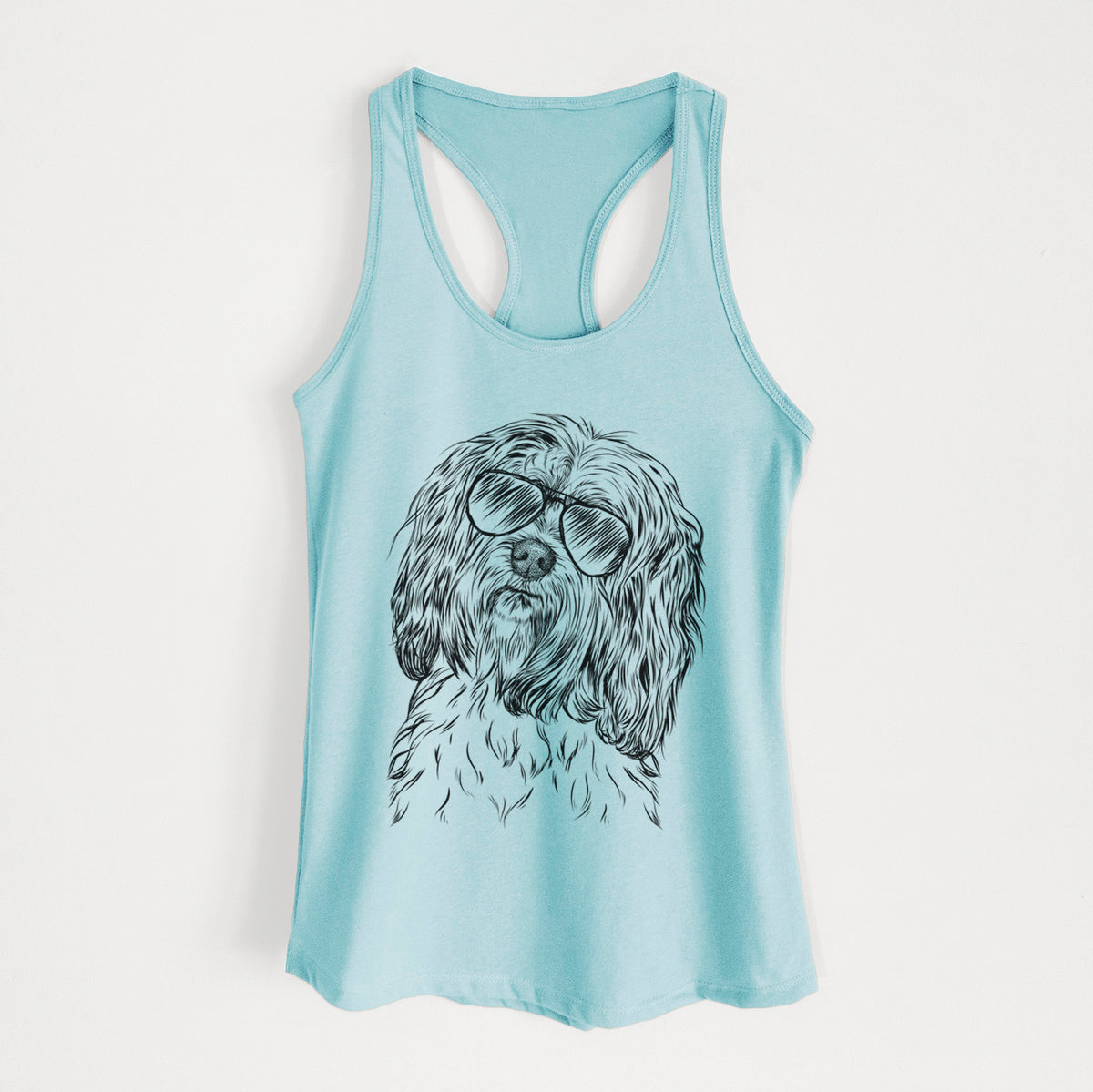 Shenpa the Tibetan Terrier - Women's Racerback Tanktop