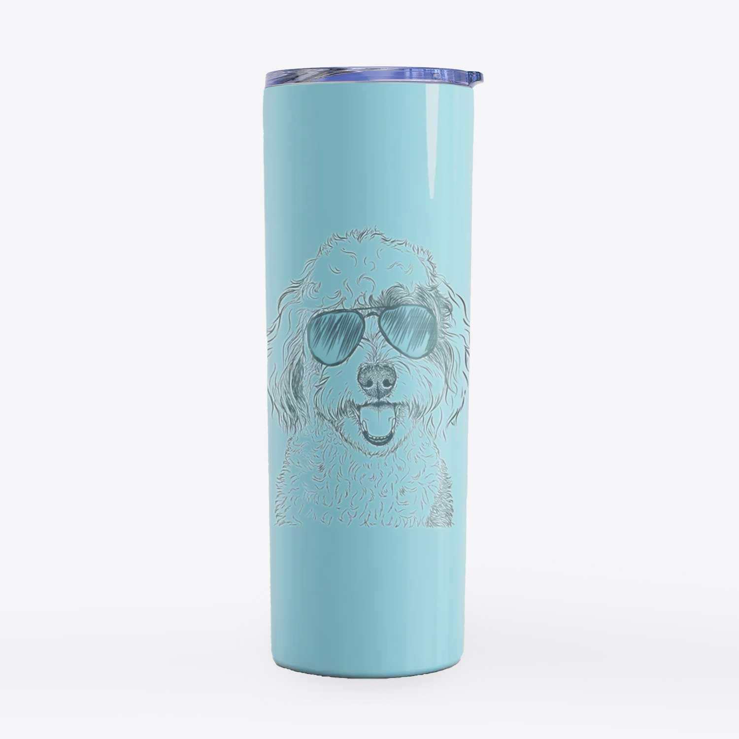 Sherlock the Sheepadoodle - 20oz Skinny Tumbler