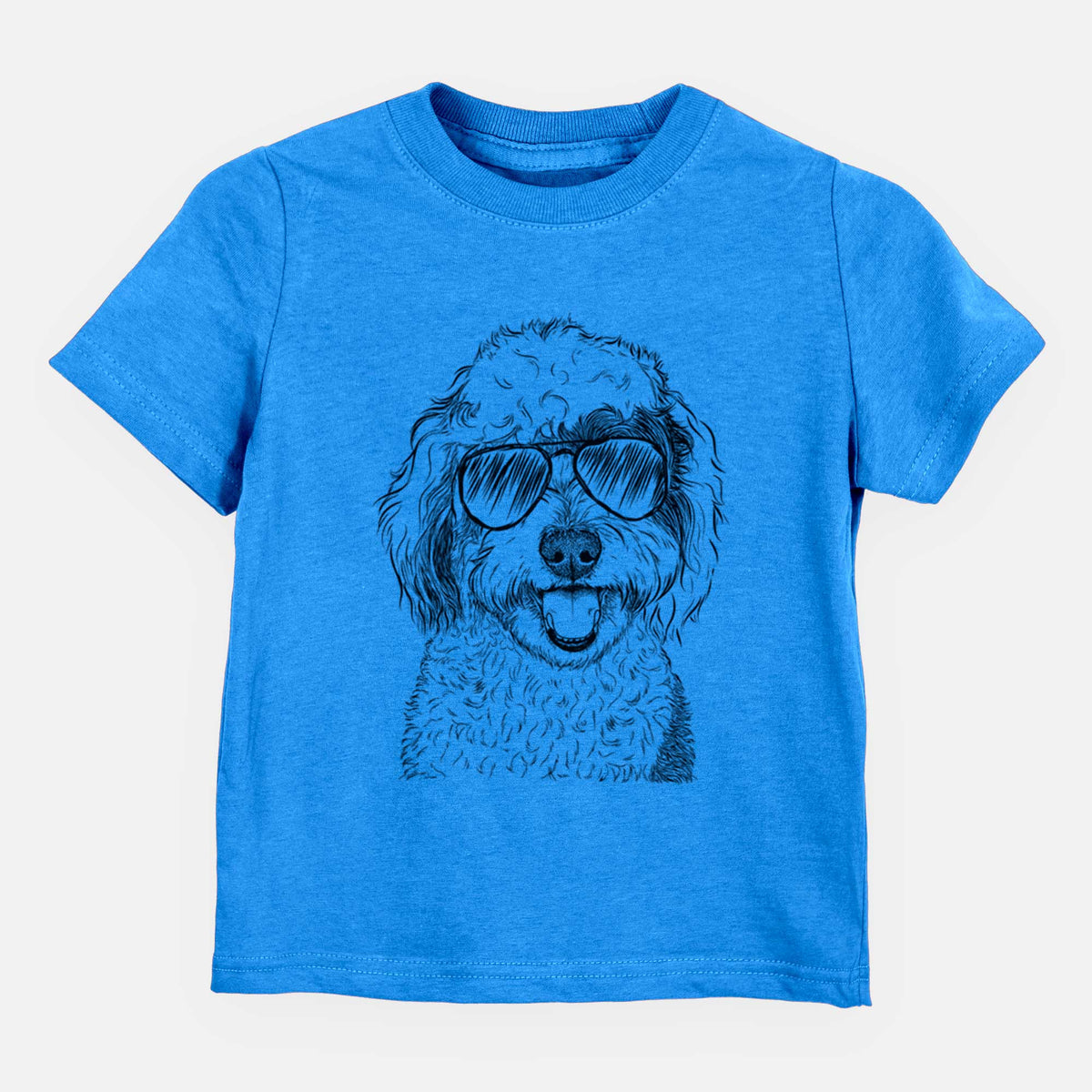 Aviator Sherlock the Sheepadoodle - Kids/Youth/Toddler Shirt