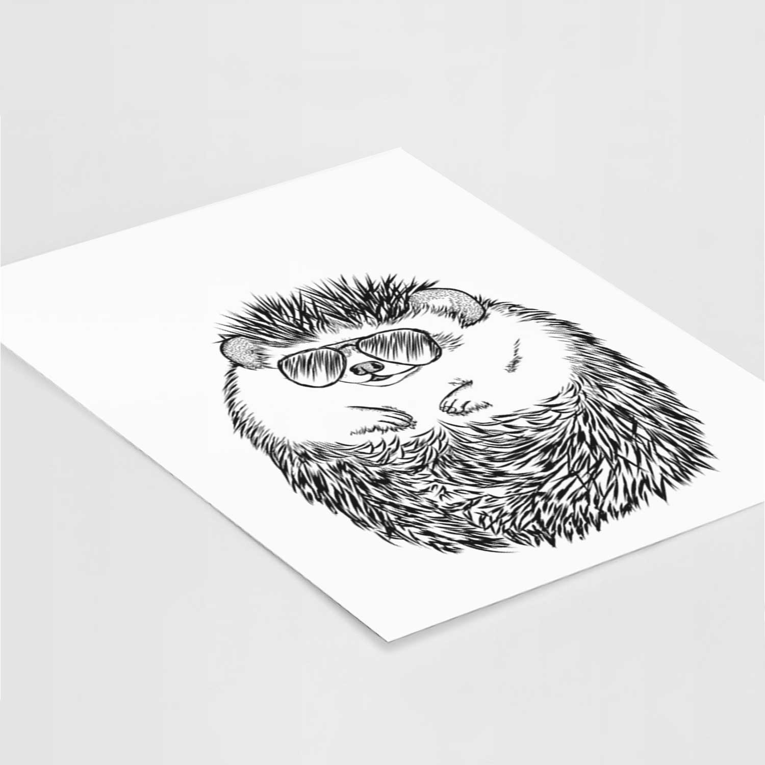 Sid the Hedgehog Art Print