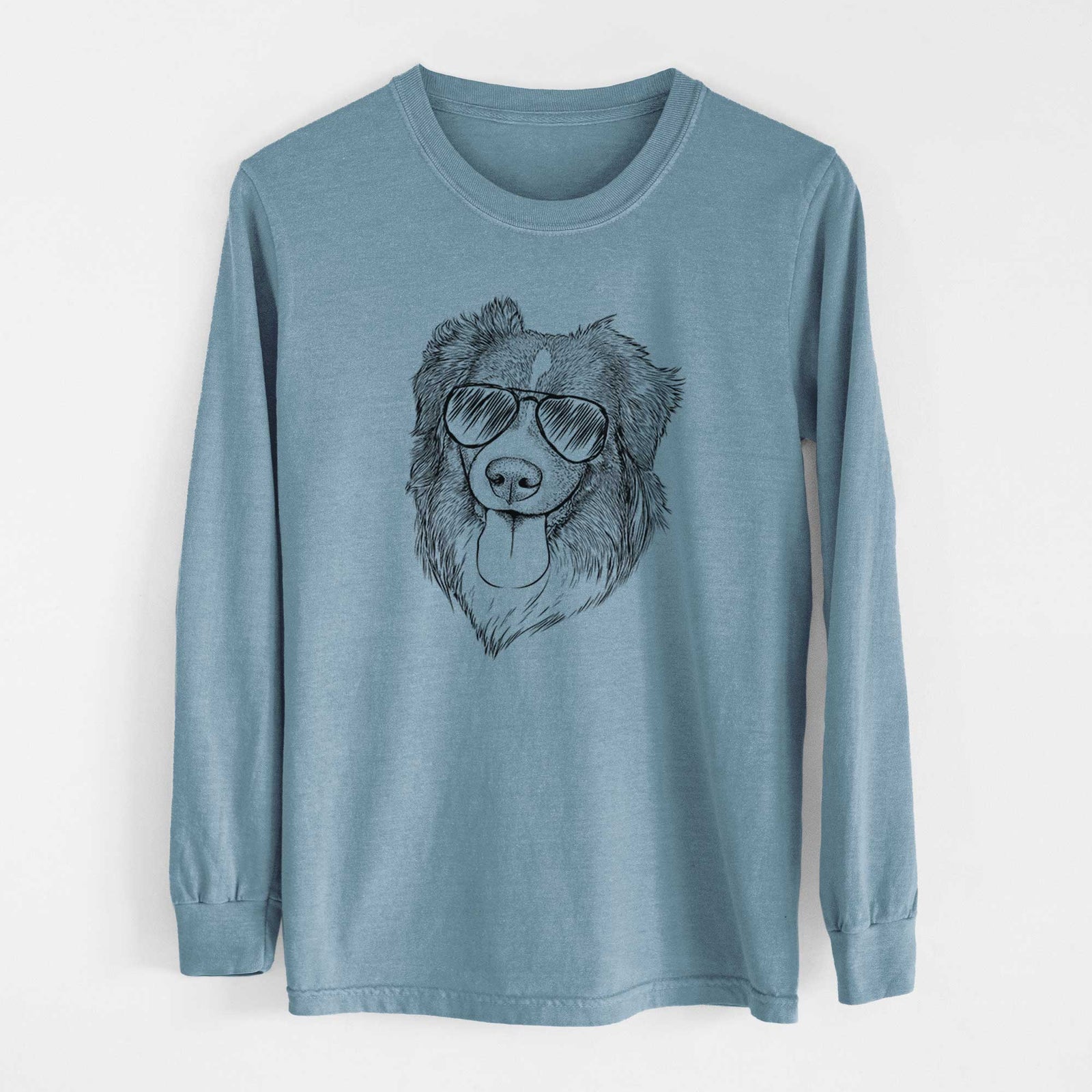 Aviators Siena the Australian Shepherd - Heavyweight 100% Cotton Long Sleeve