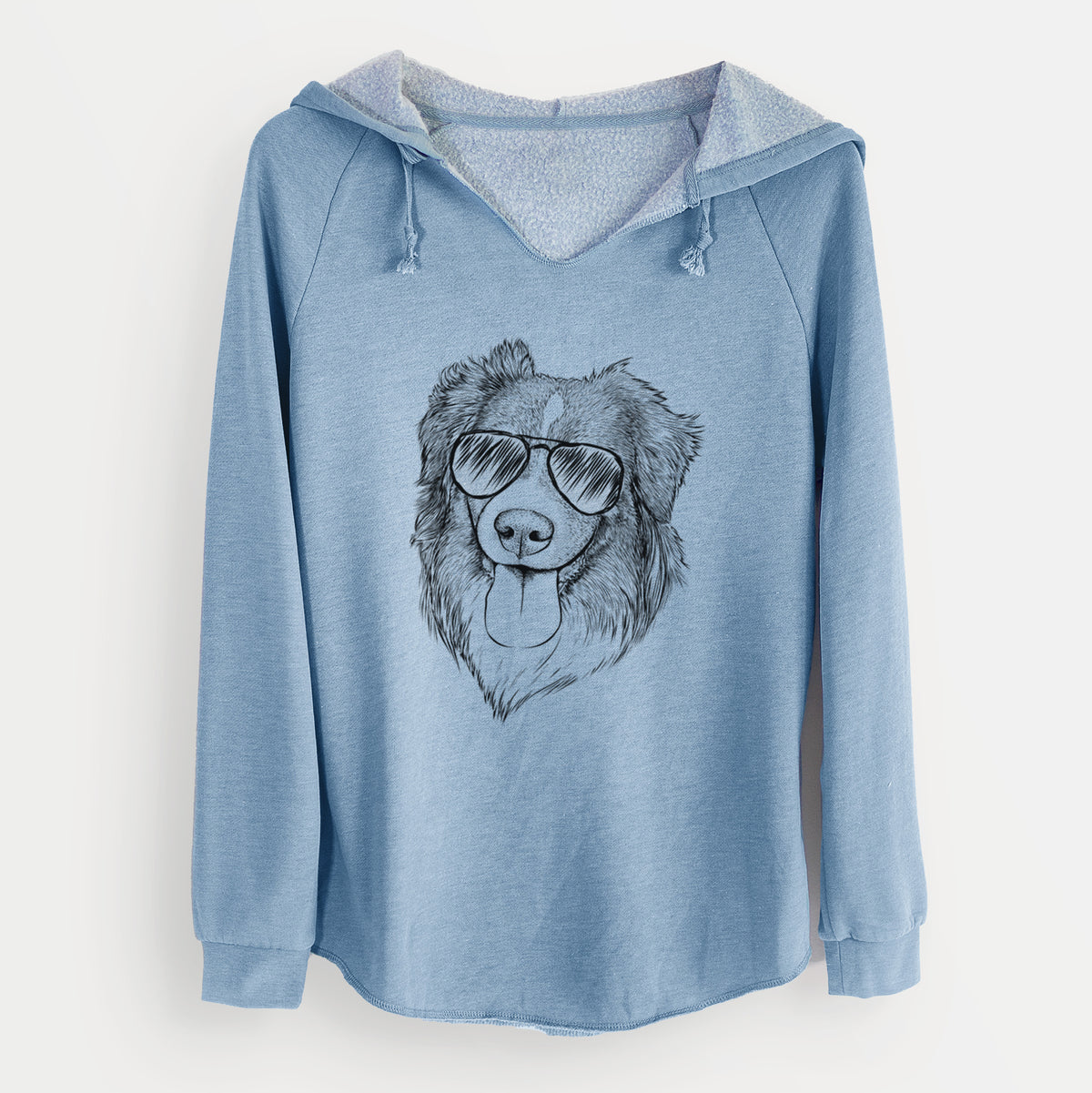 Aviator Siena the Australian Shepherd - Cali Wave Hooded Sweatshirt